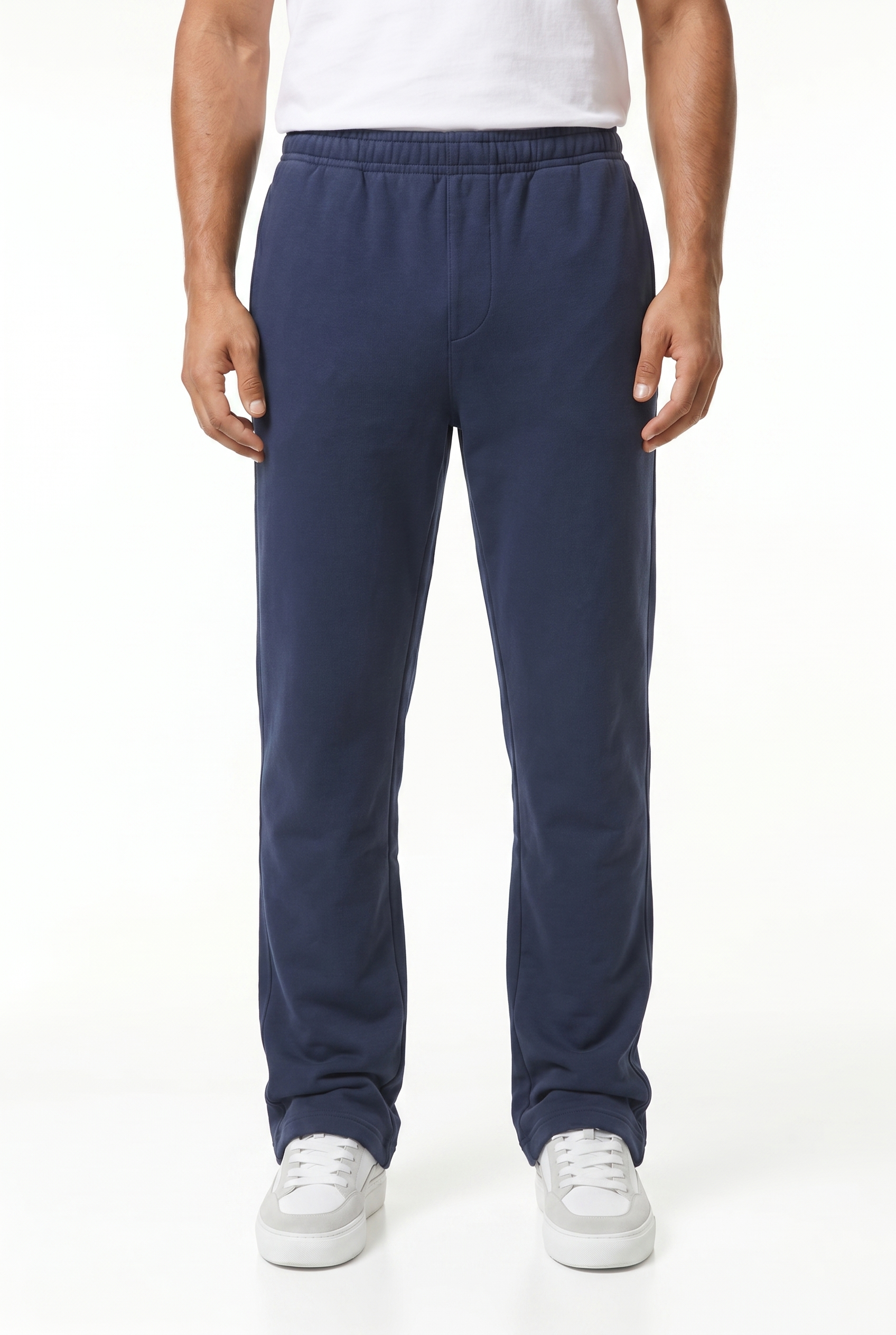Men's Relaxed Fit Open Hem Joggers | Blackstone London