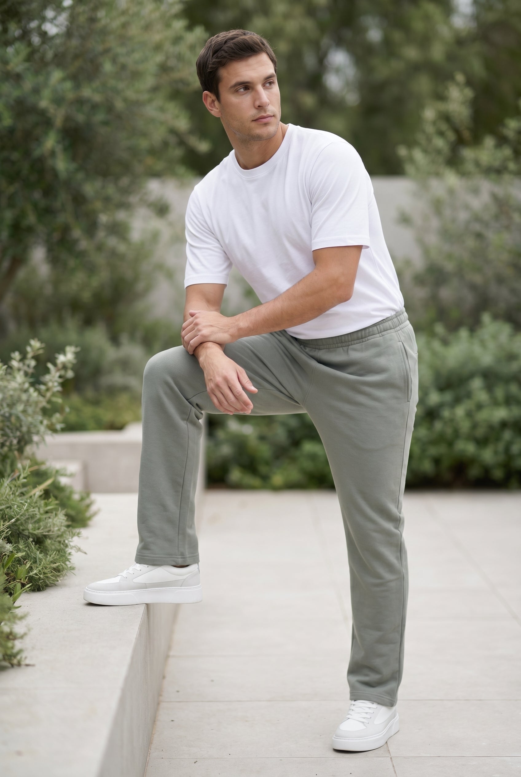 Men's Relaxed Fit Open Hem Joggers | Blackstone London