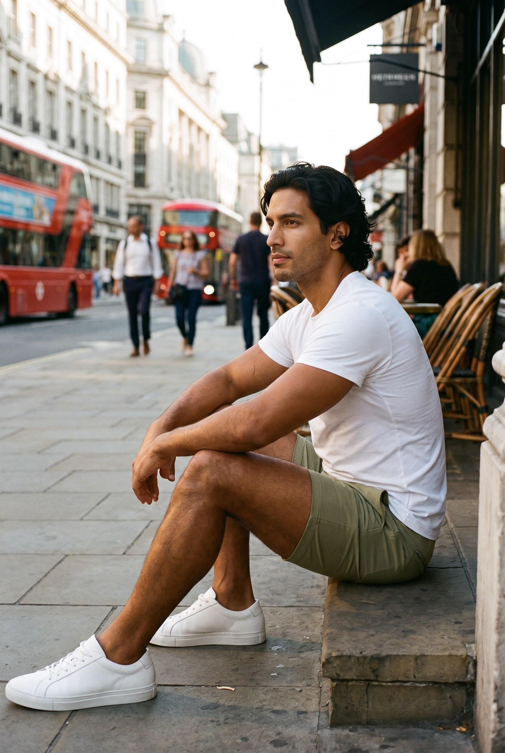 Men's Muscle Fit Chino Shorts | Blackstone London