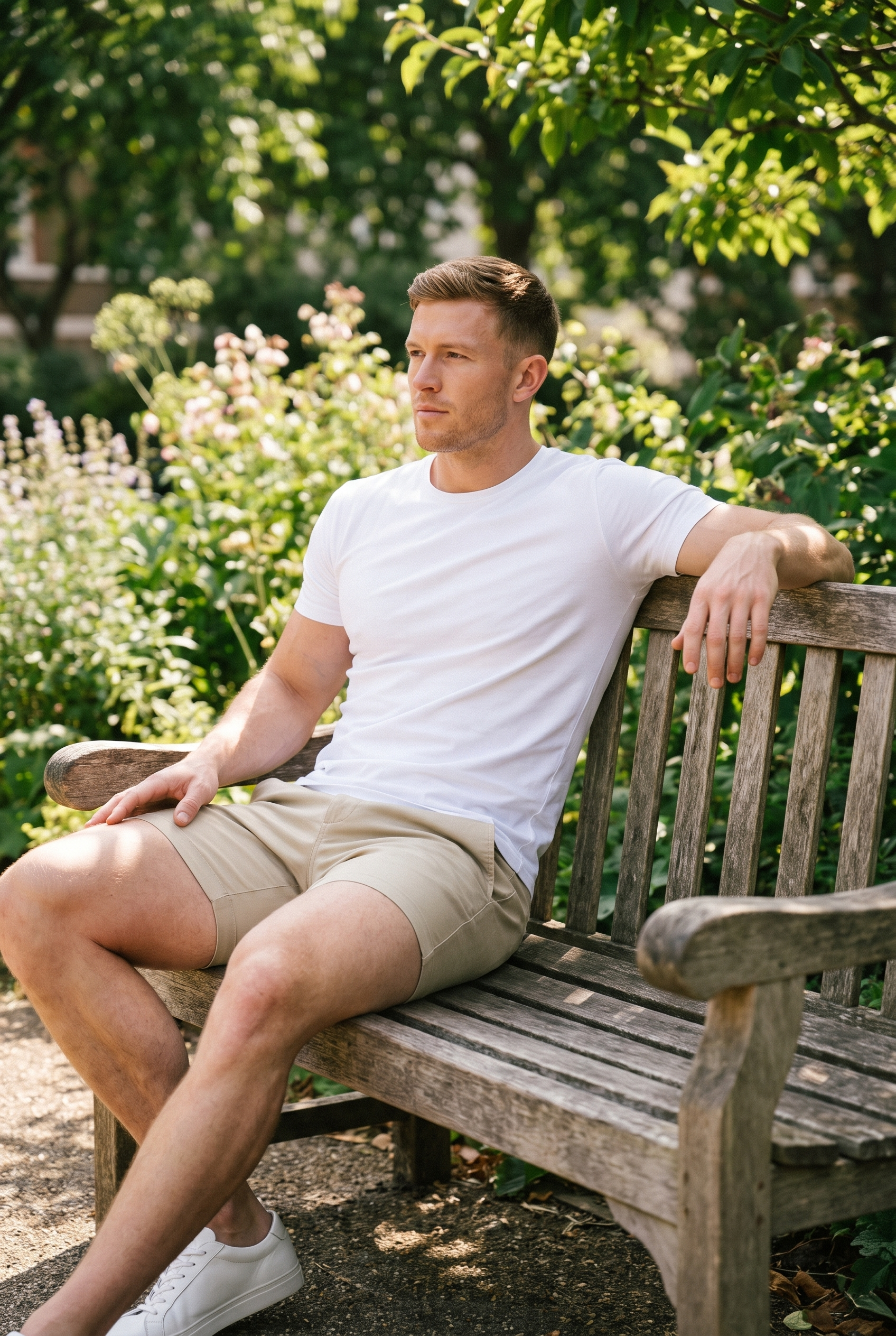 Men's Muscle Fit Chino Shorts | Blackstone London