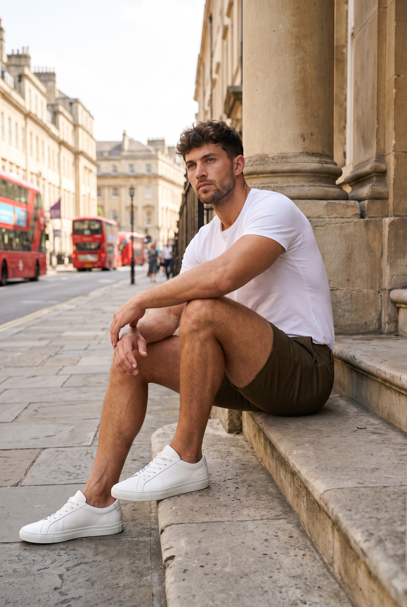 Men's Muscle Fit Chino Shorts | Blackstone London