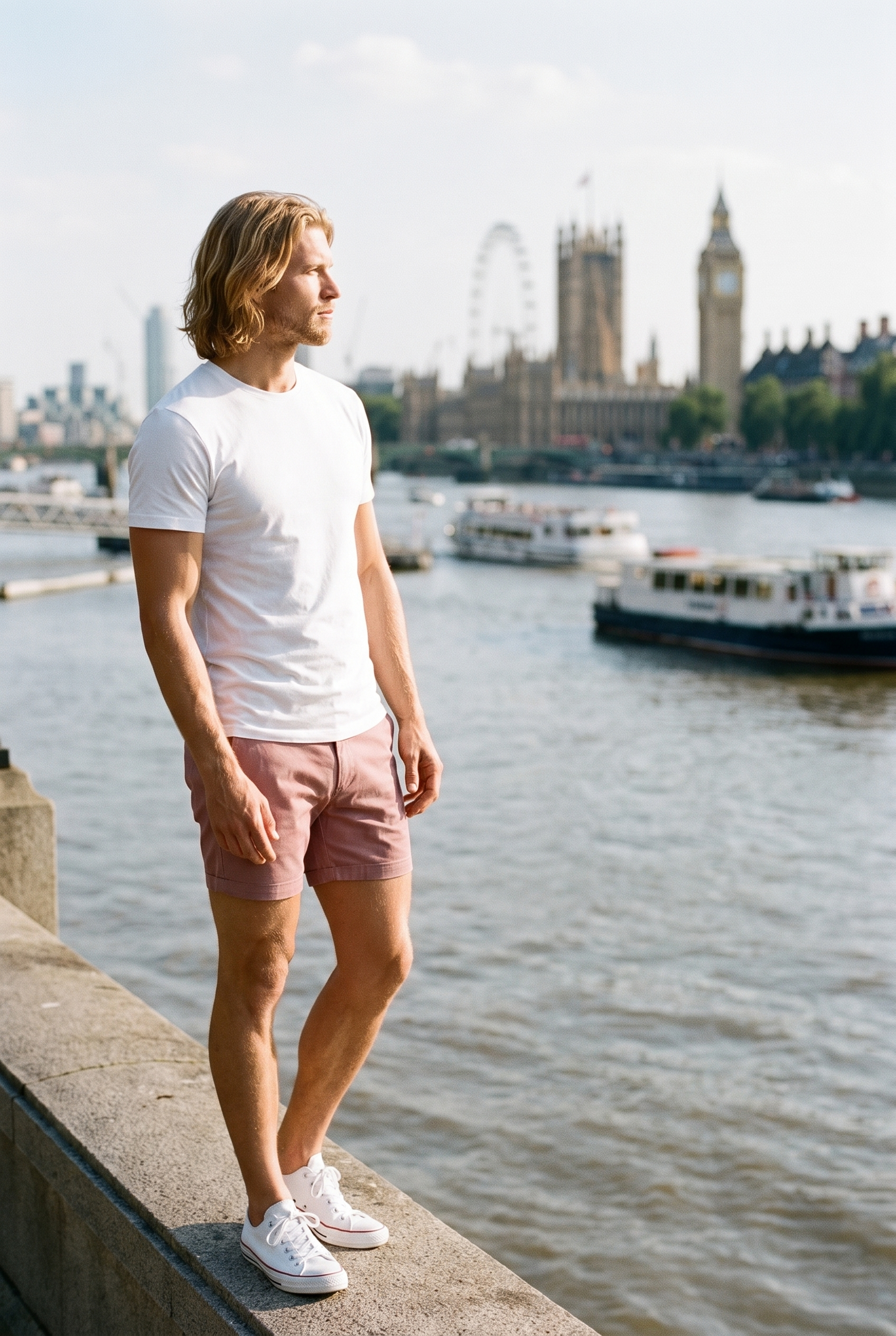 Men's Muscle Fit Chino Shorts | Blackstone London