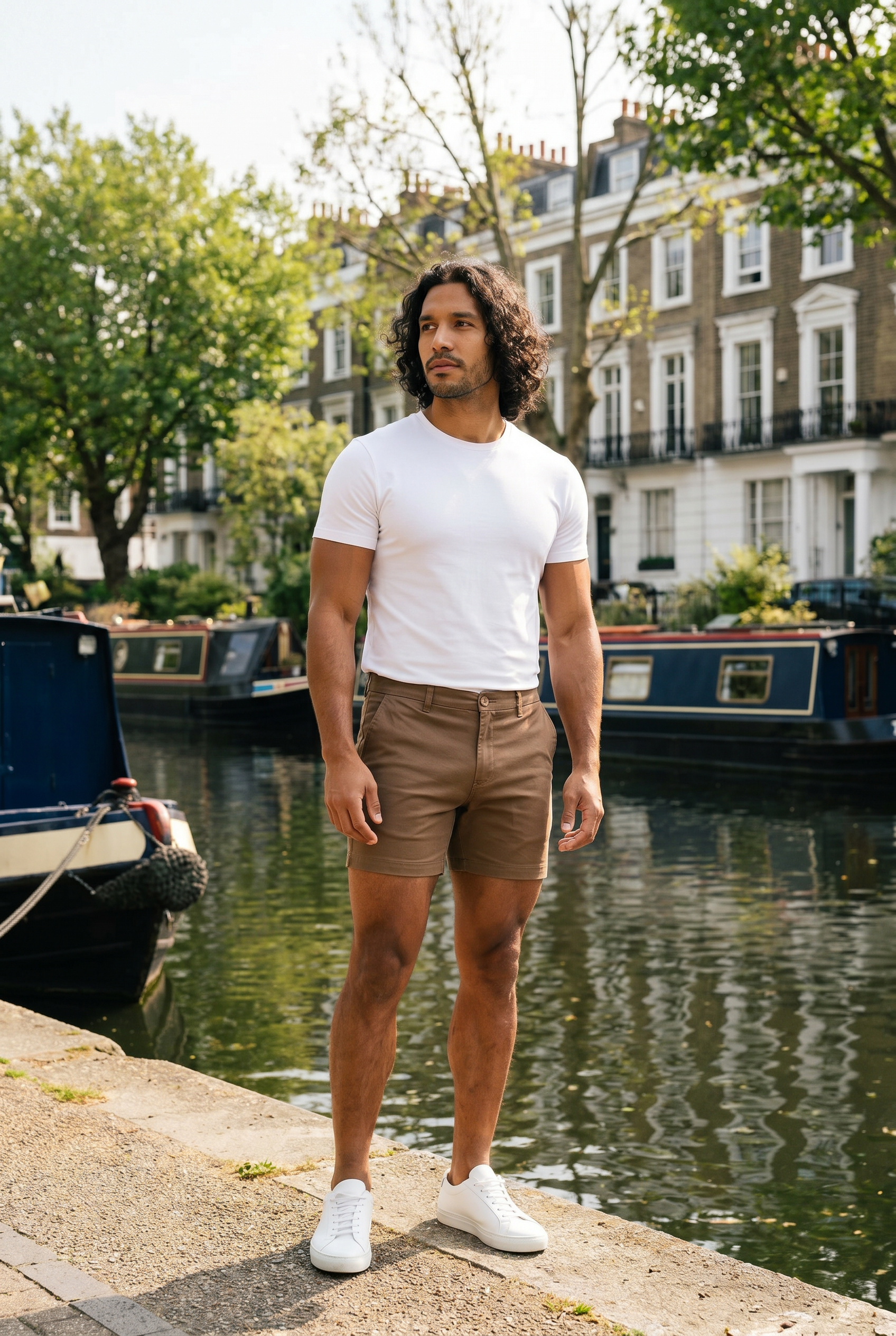 Men's Muscle Fit Chino Shorts | Blackstone London