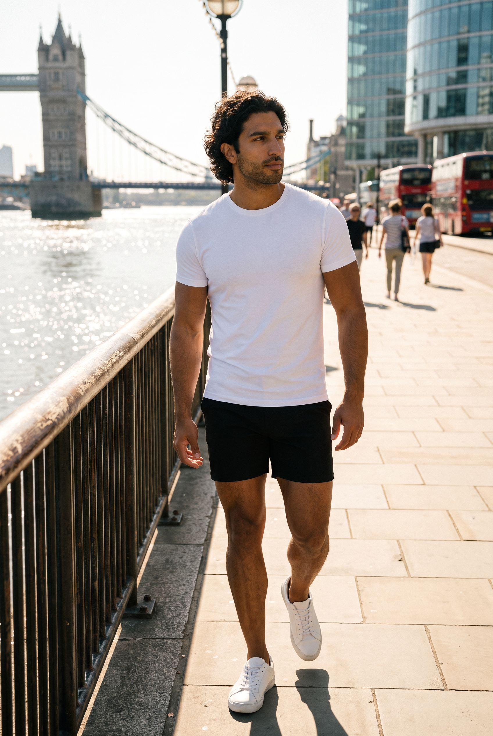 Men's Muscle Fit Chino Shorts | Blackstone London