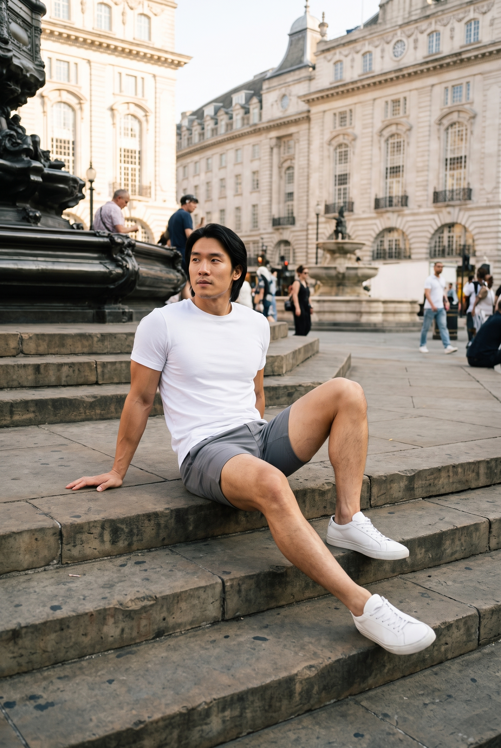Men's Muscle Fit Chino Shorts | Blackstone London