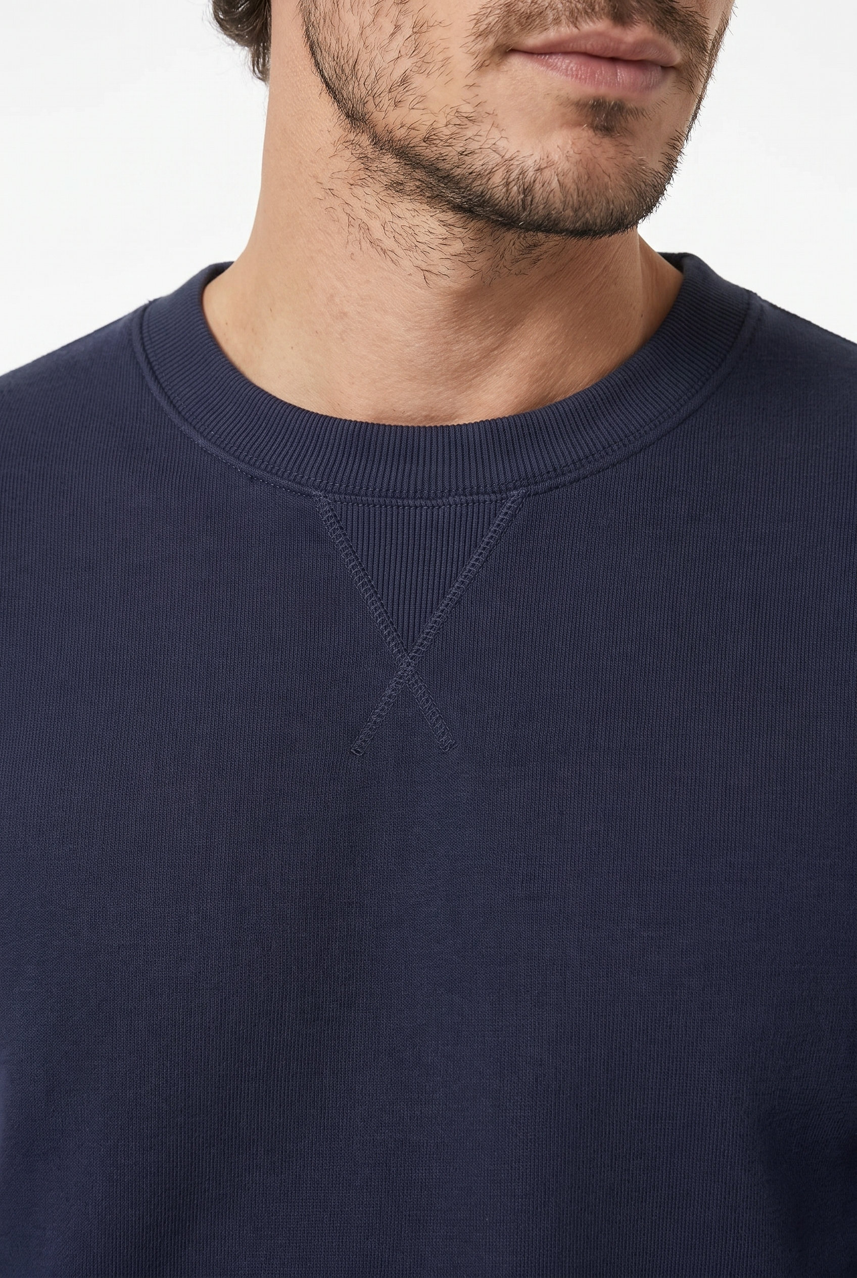 Men's Loopback Crewneck Sweatshirt | Blackstone London