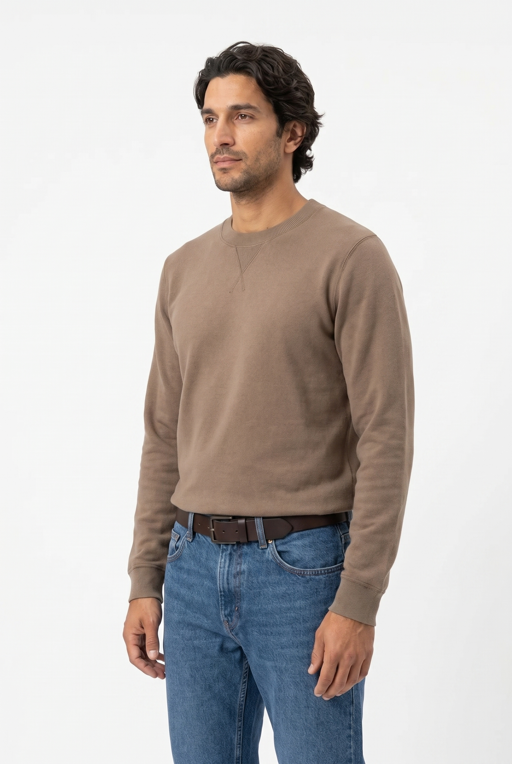 Men's Loopback Crewneck Sweatshirt | Blackstone London