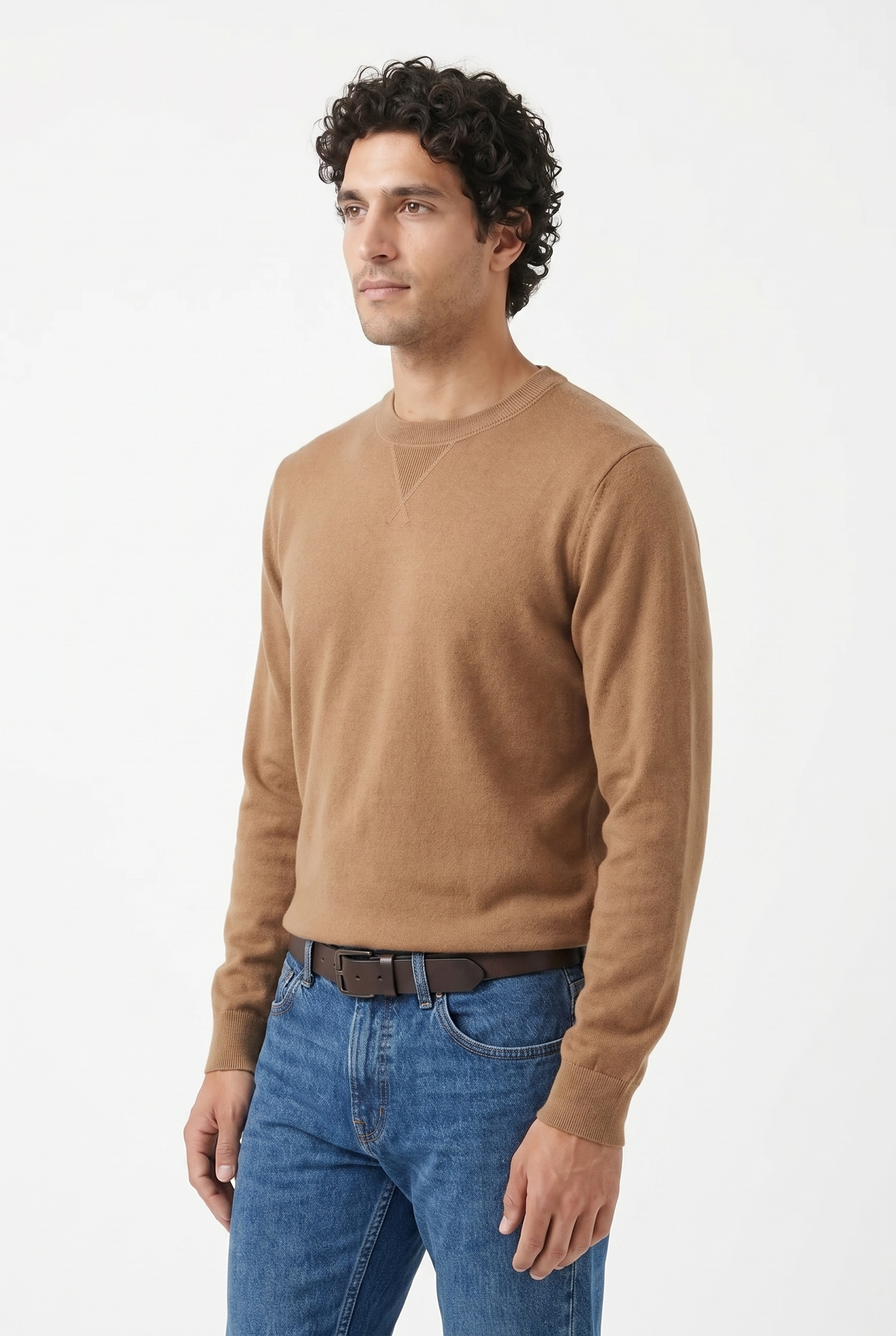 Men's Loopback Crewneck Sweatshirt | Blackstone London