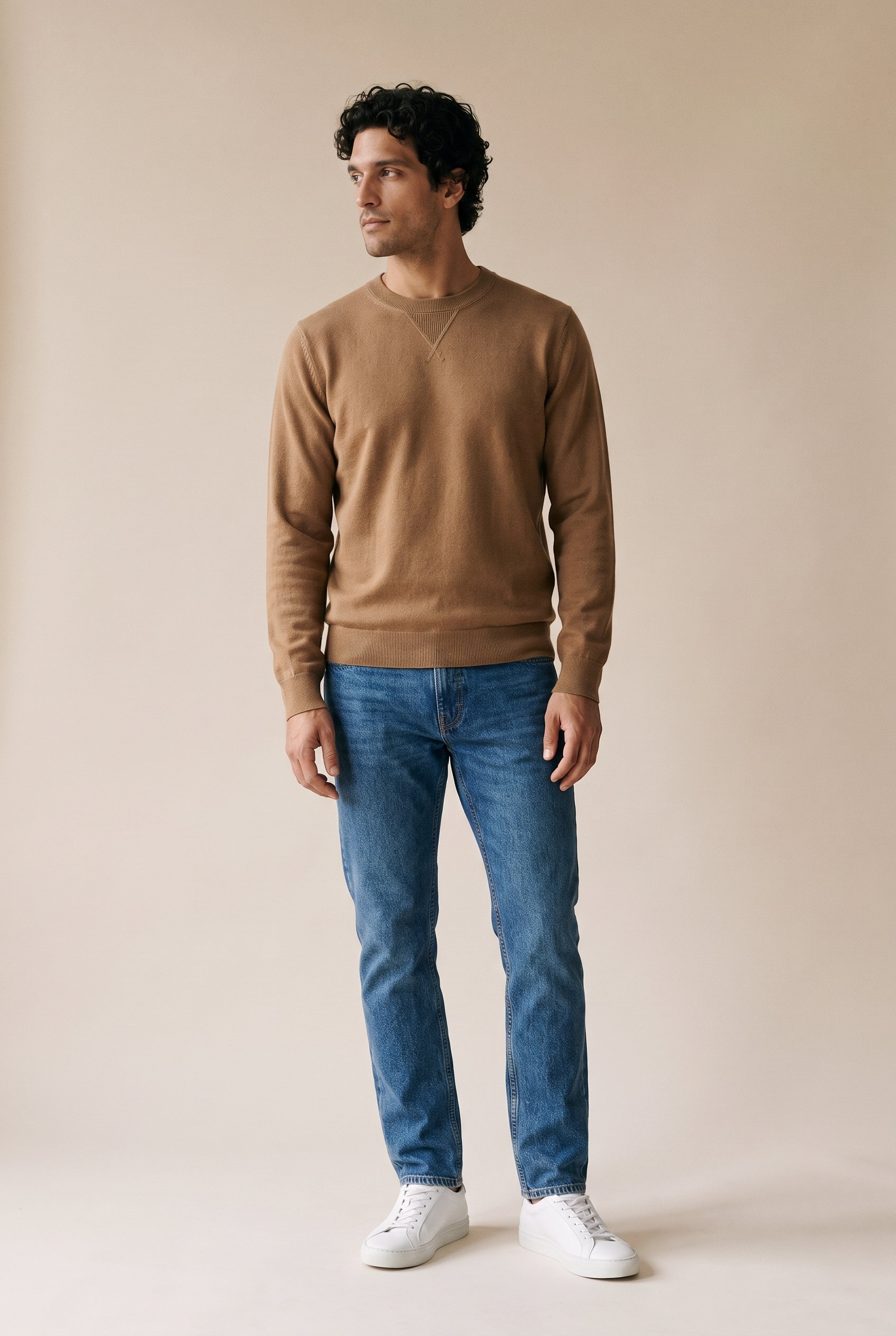 Men's Loopback Crewneck Sweatshirt | Blackstone London