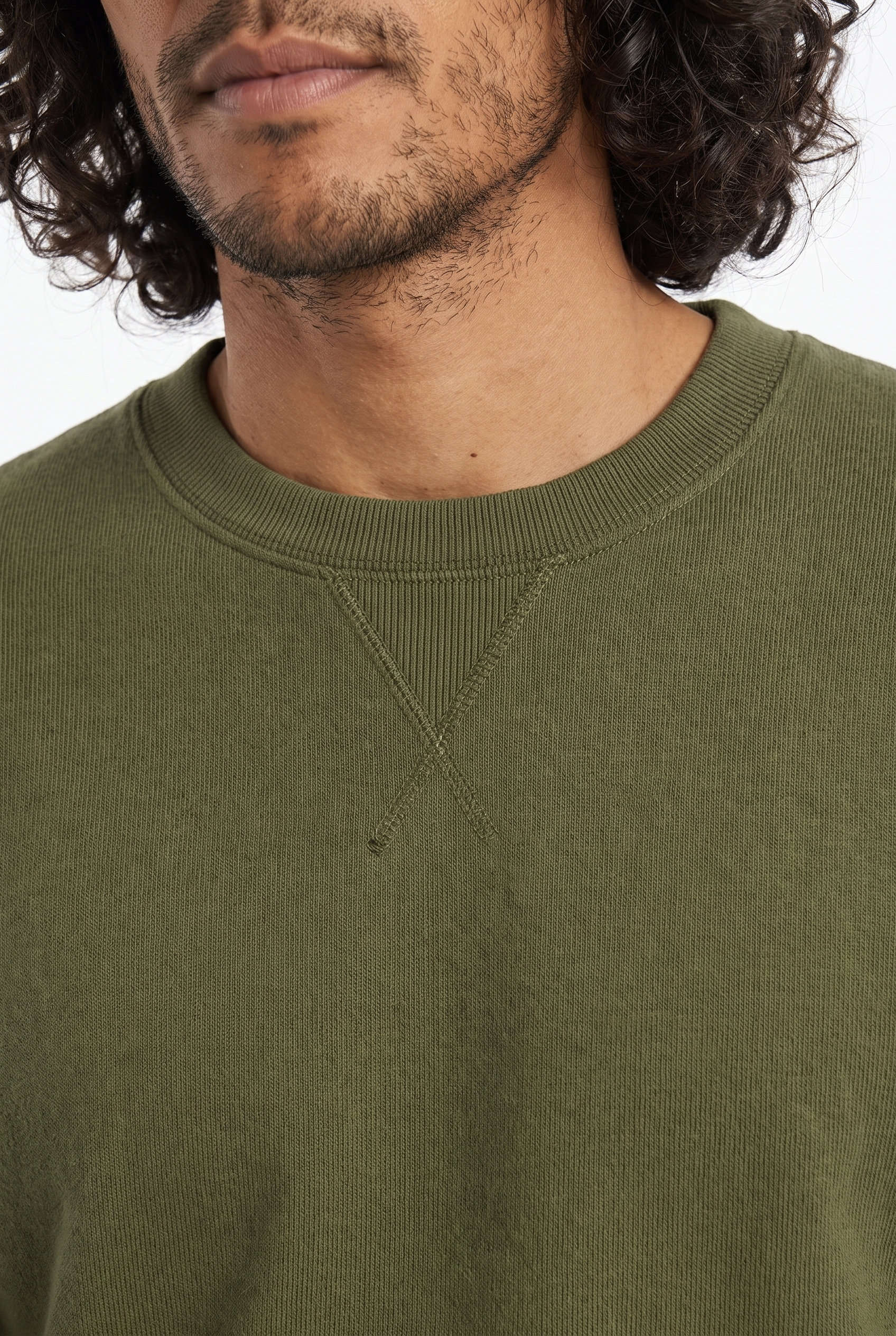 Men's Loopback Crewneck Sweatshirt | Blackstone London