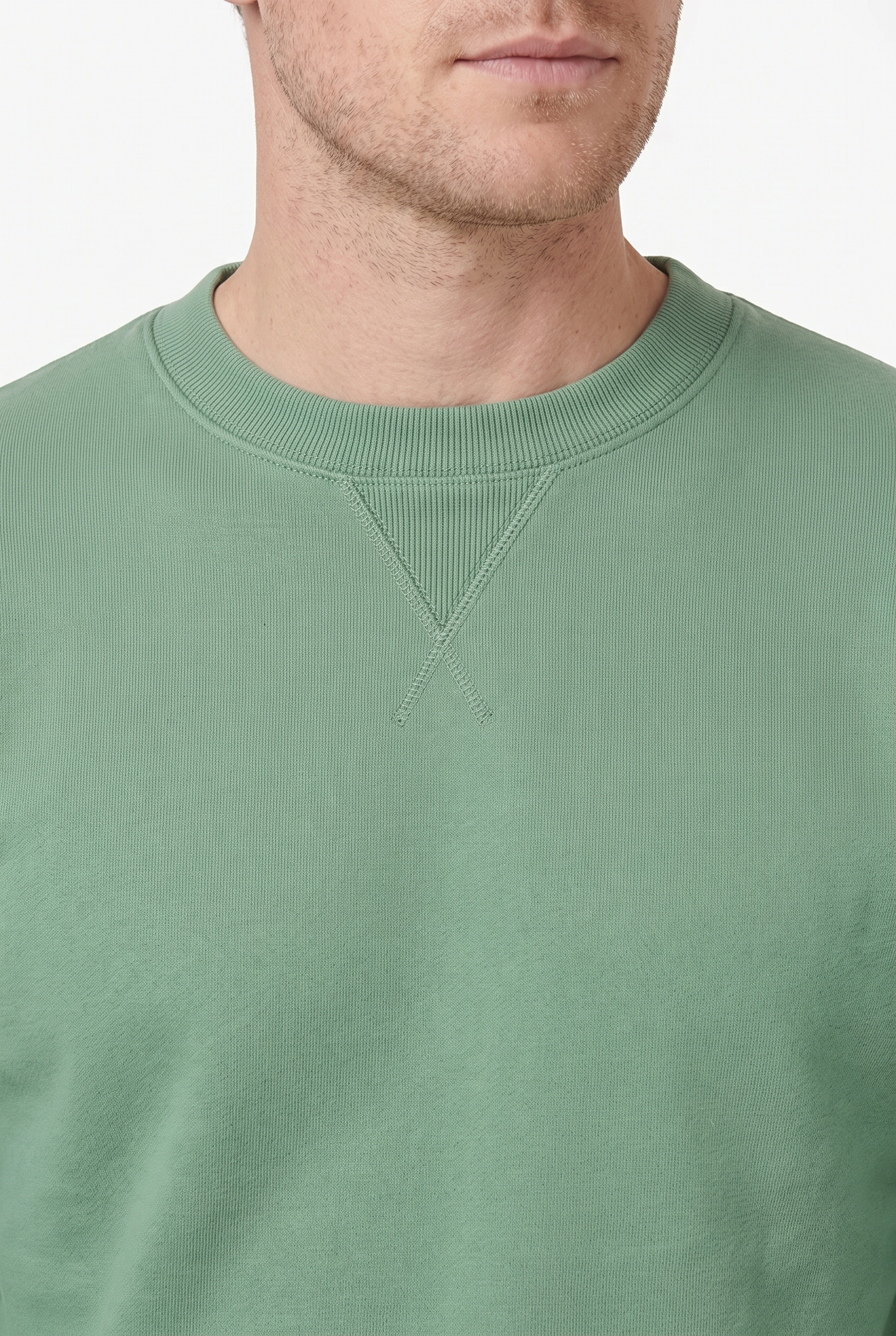 Men's Loopback Crewneck Sweatshirt | Blackstone London