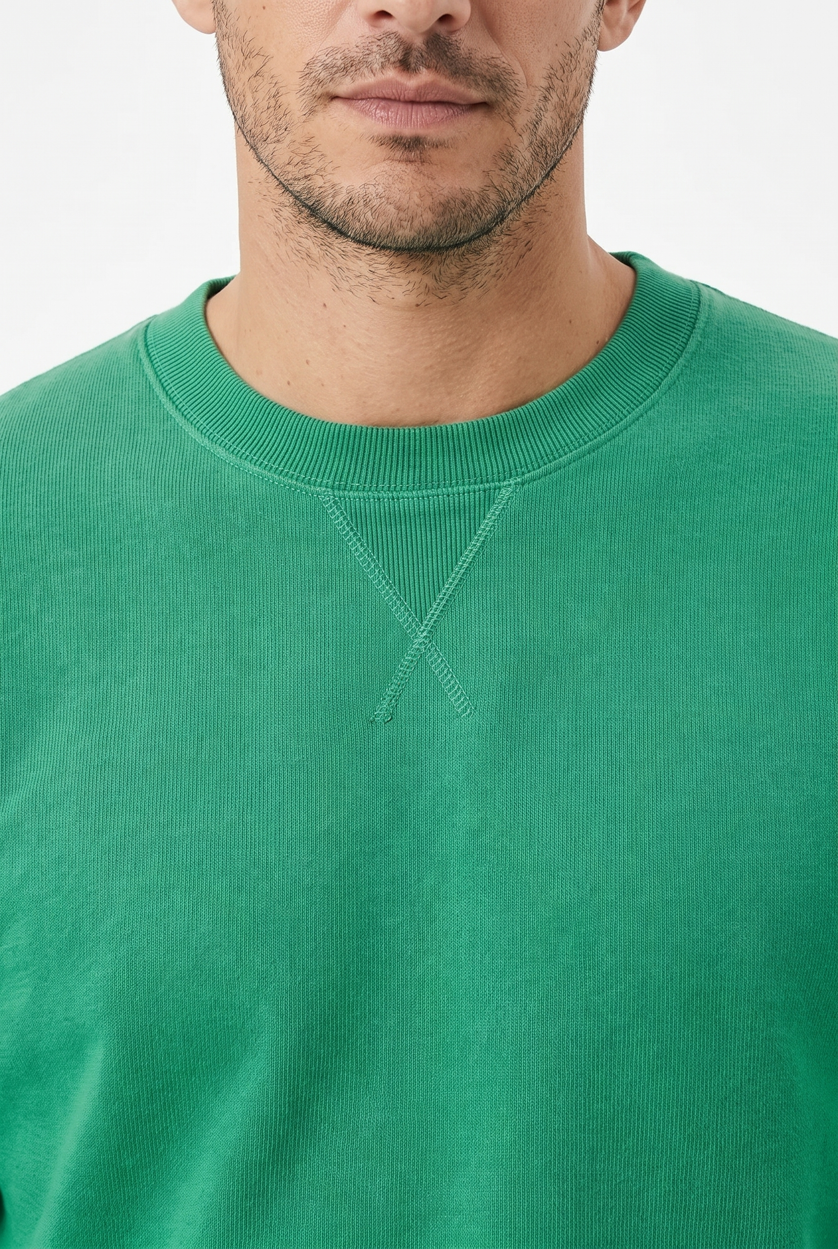 Men's Loopback Crewneck Sweatshirt | Blackstone London