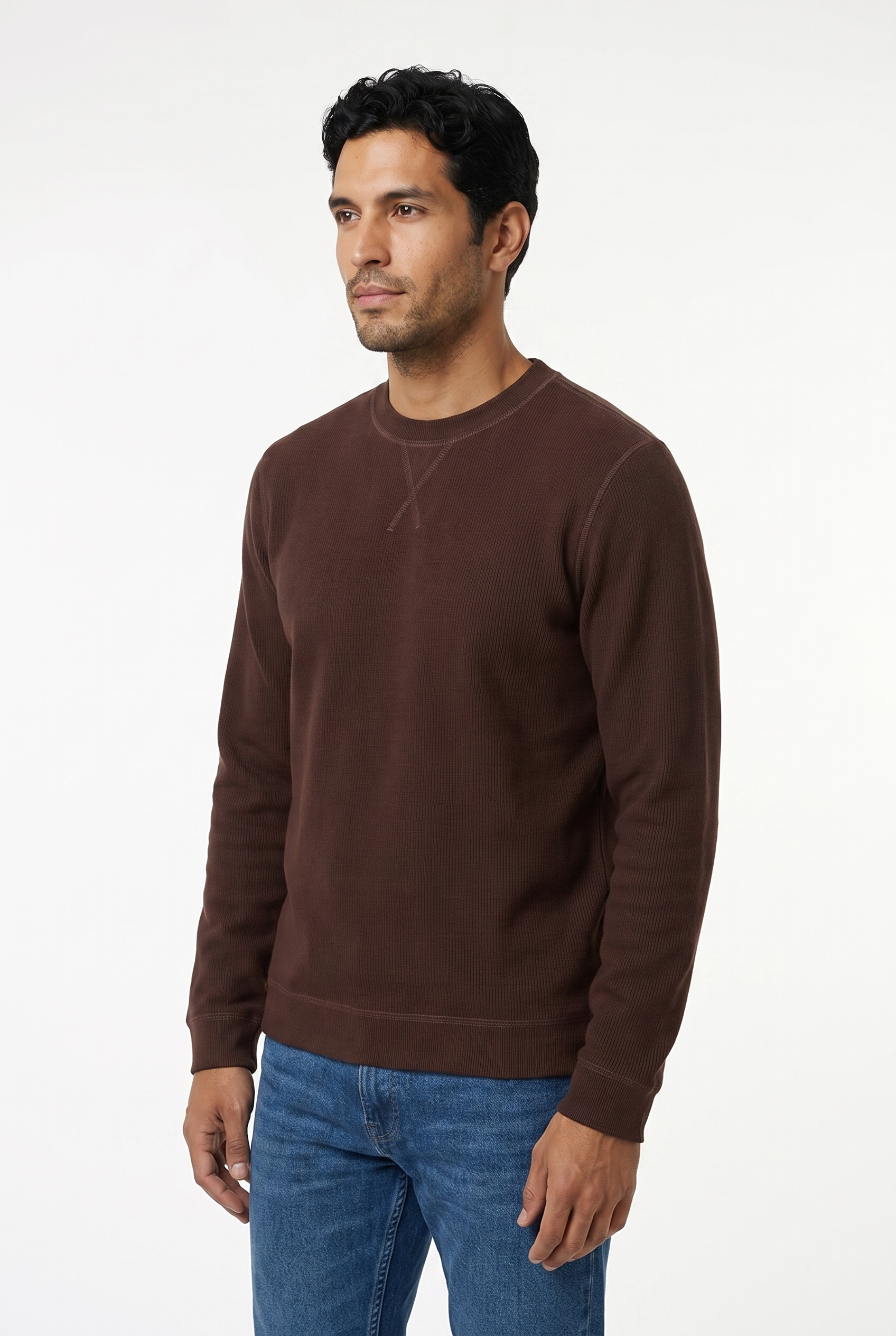 Men's Loopback Crewneck Sweatshirt | Blackstone London