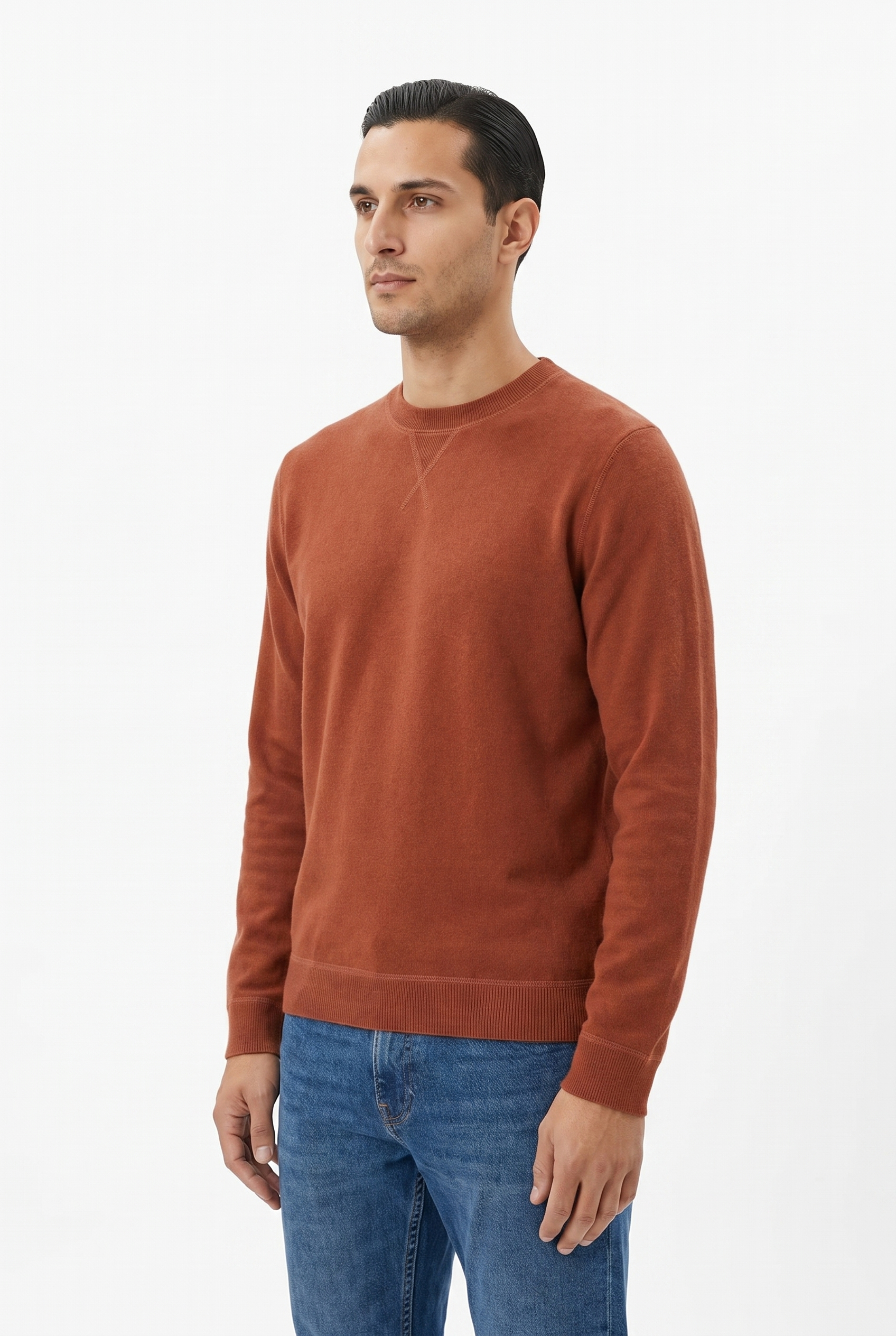 Men's Loopback Crewneck Sweatshirt | Blackstone London