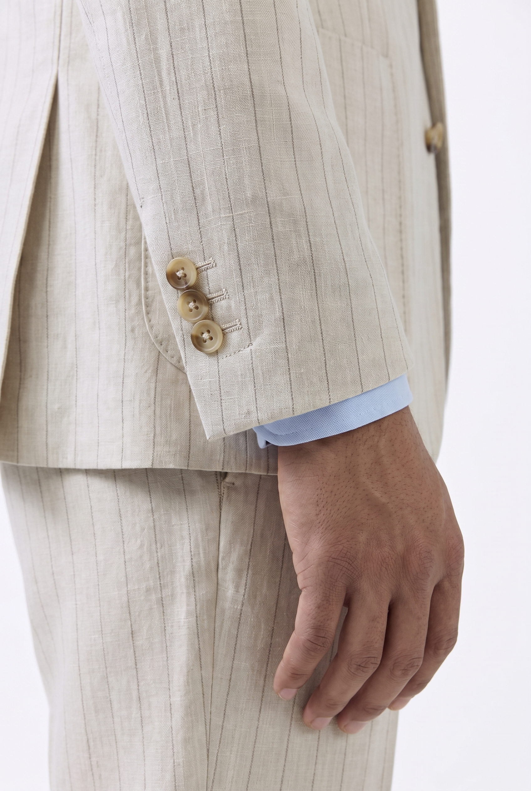 Men's Linen Tailored Blazer | Blackstone London