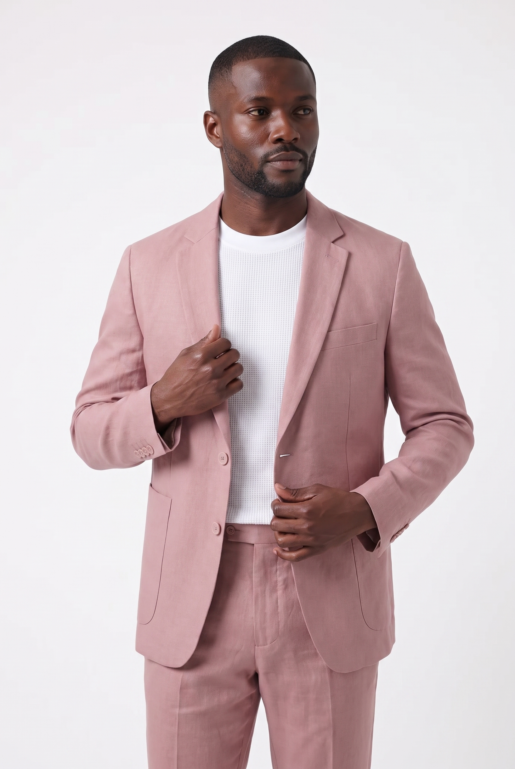 Men's Linen Tailored Blazer | Blackstone London