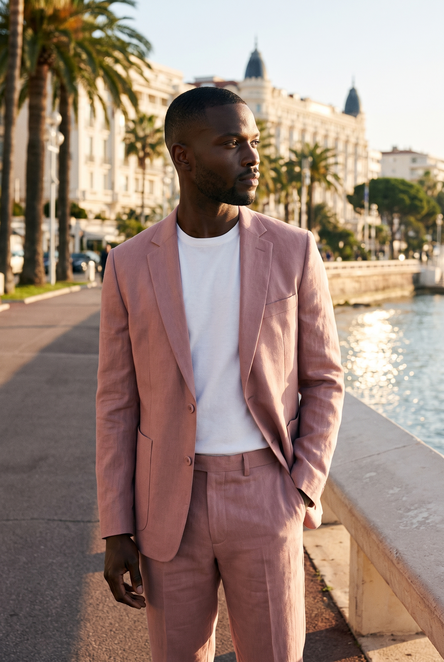 Men's Linen Tailored Blazer | Blackstone London