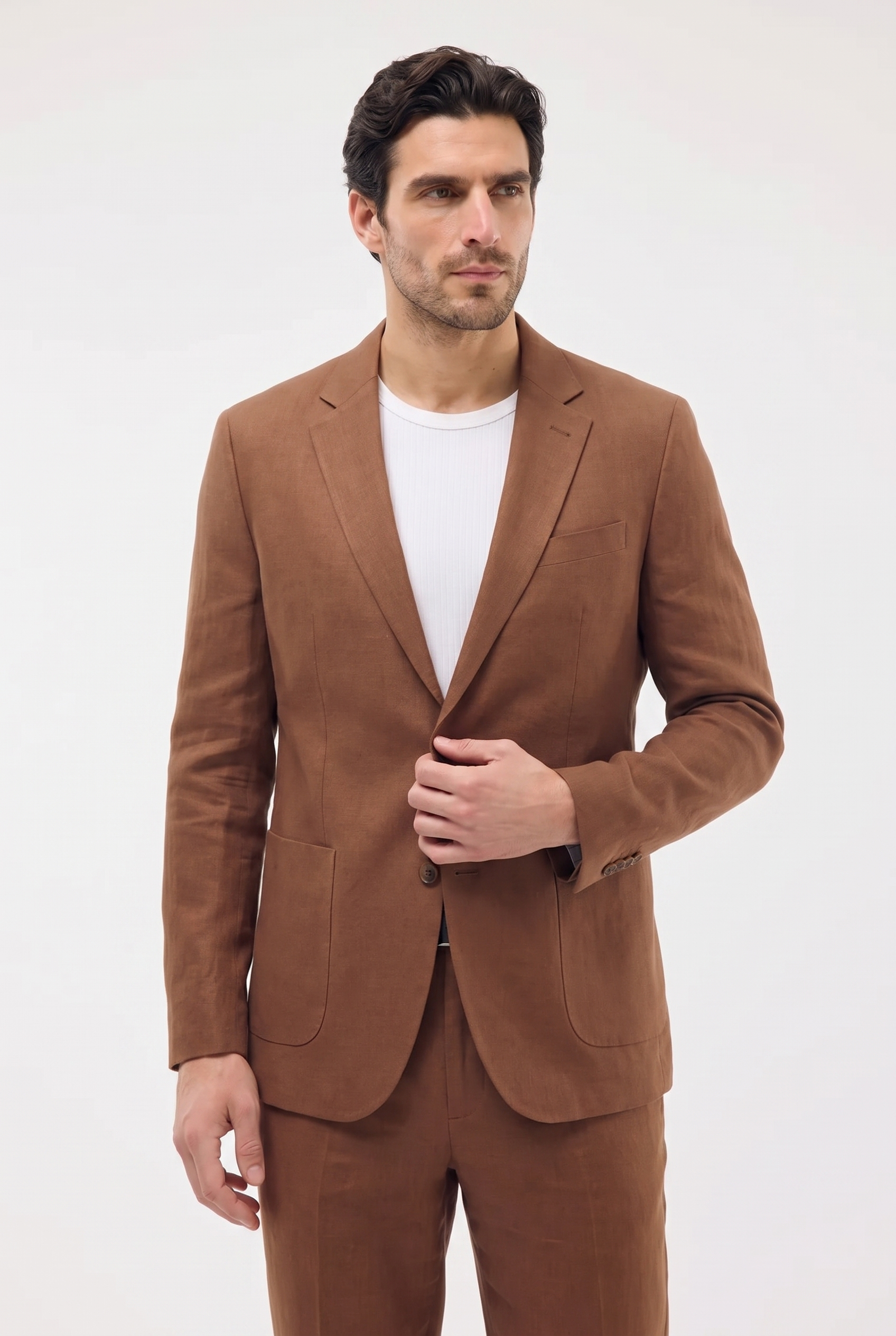 Men's Linen Tailored Blazer | Blackstone London
