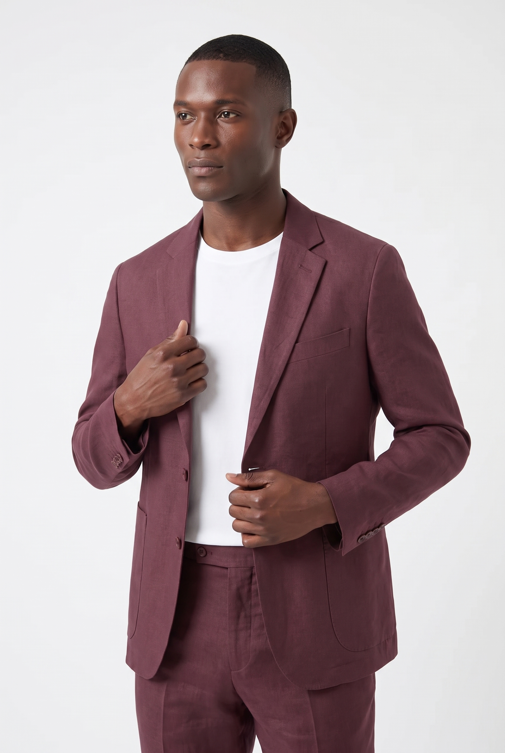Men's Linen Tailored Blazer | Blackstone London