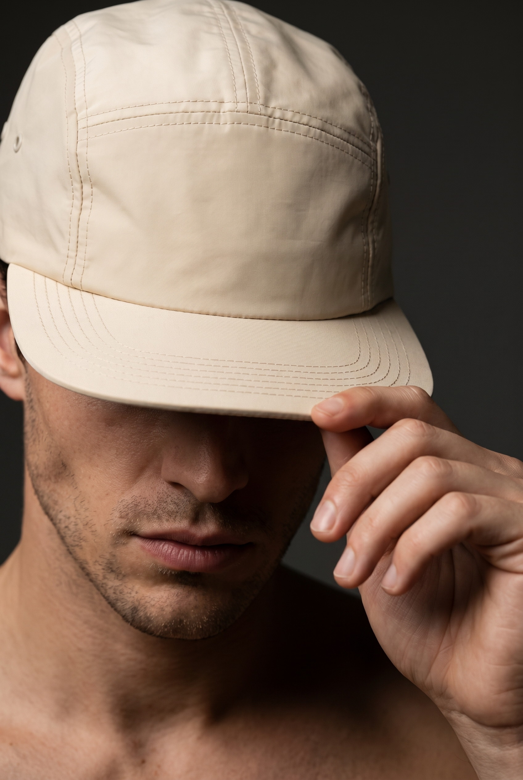 Men's Glare Technical 5-Panel Cap | Blackstone London