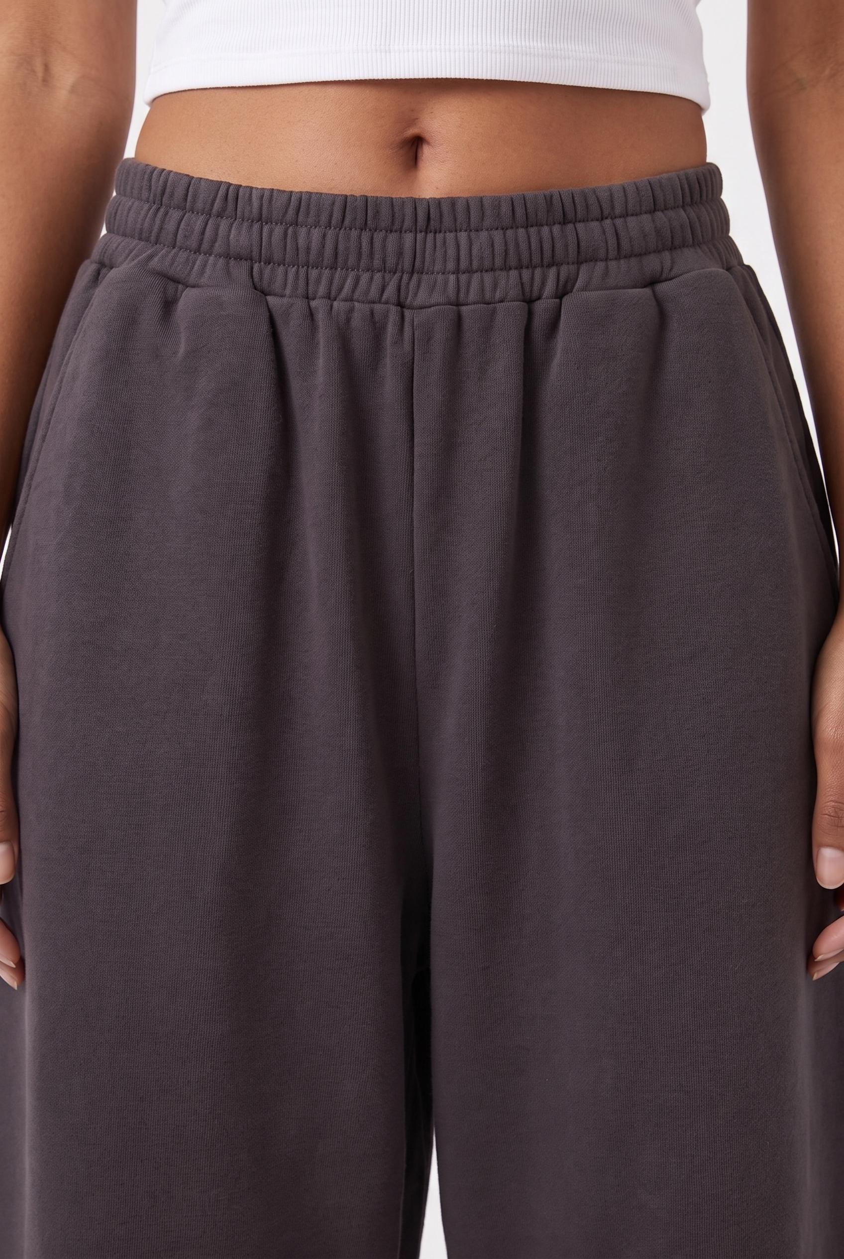 Women's Pleated Baggy Sweat Shorts | Blackstone London