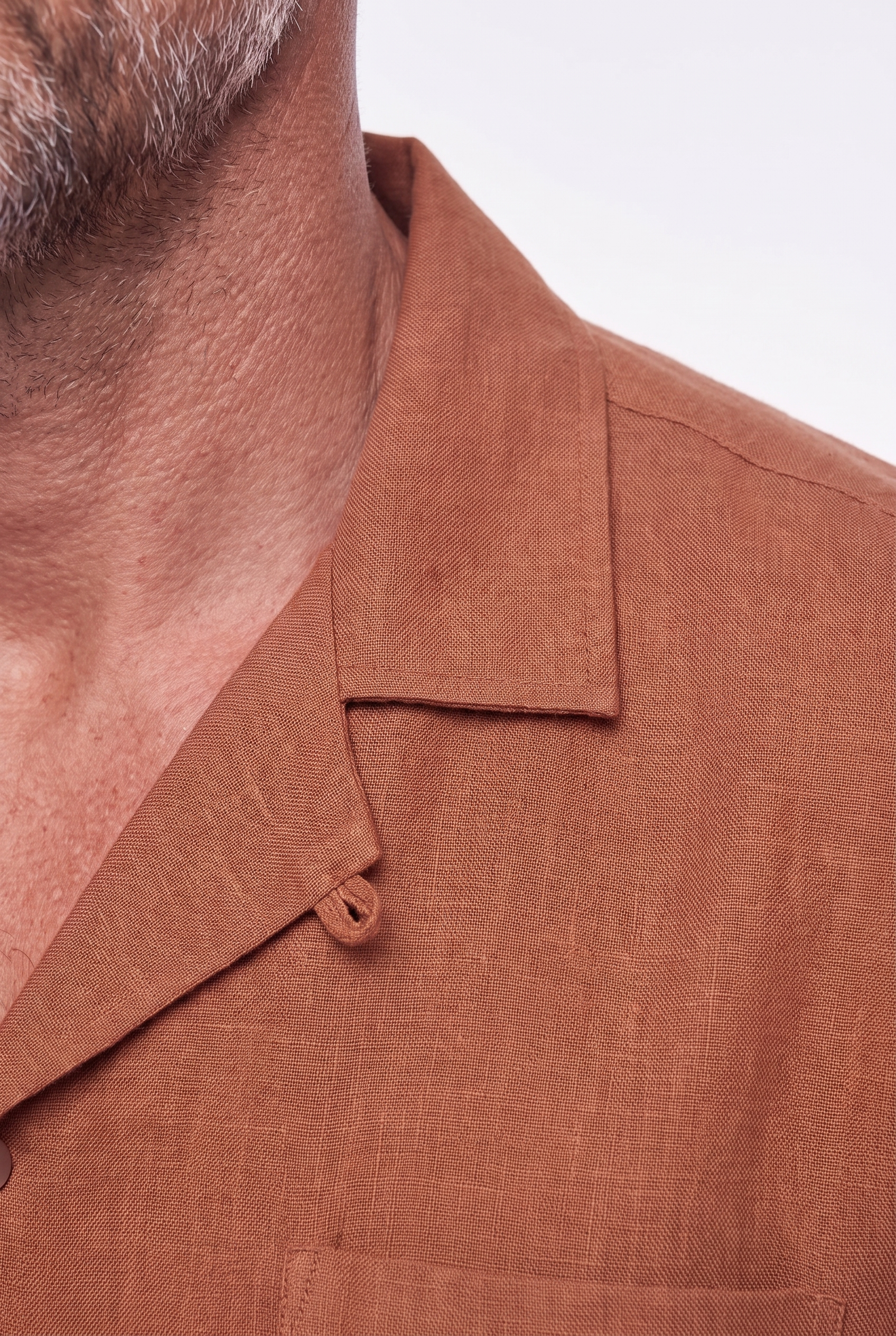 Men's Linen Cuban Collar Shirt | Blackstone London