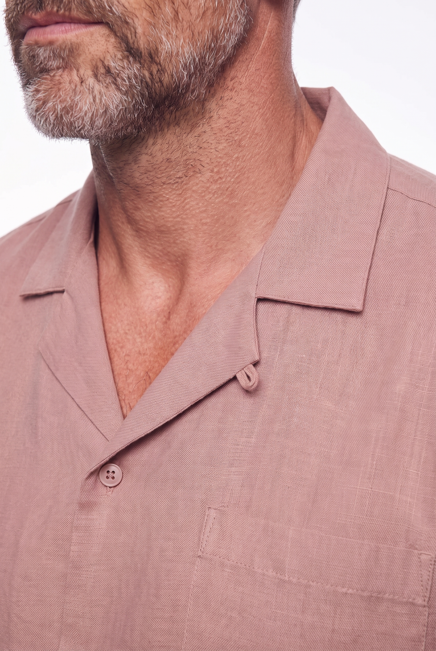 Men's Linen Cuban Collar Shirt | Blackstone London