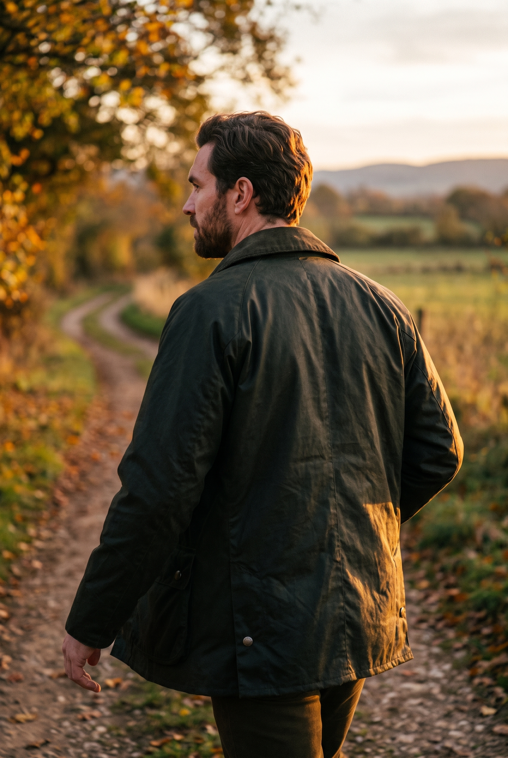 Men's Heritage Wax Field Jacket | Blackstone London