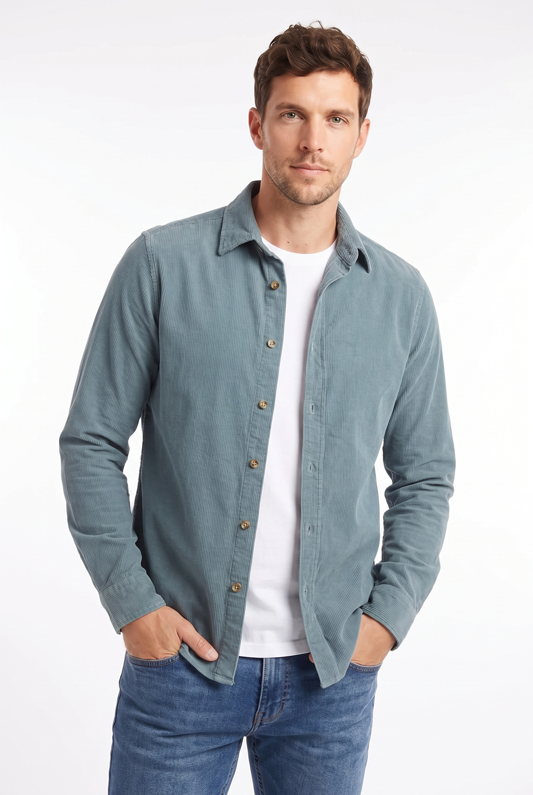 Men's Wyck Corduroy Shirt | Blackstone London