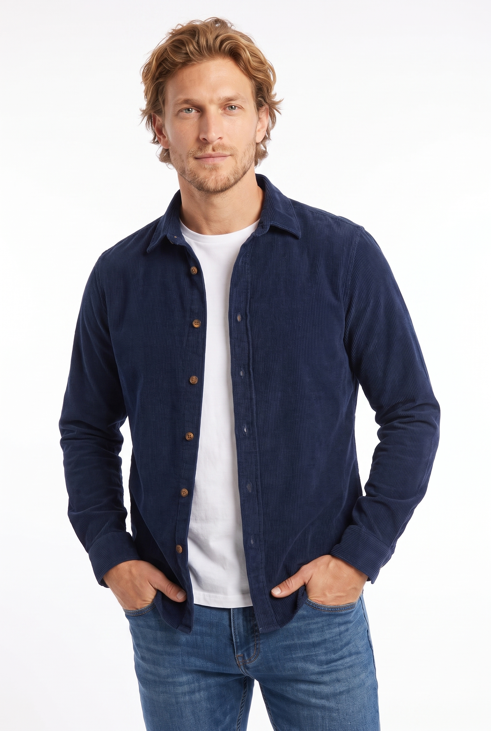 Men's Wyck Corduroy Shirt | Blackstone London