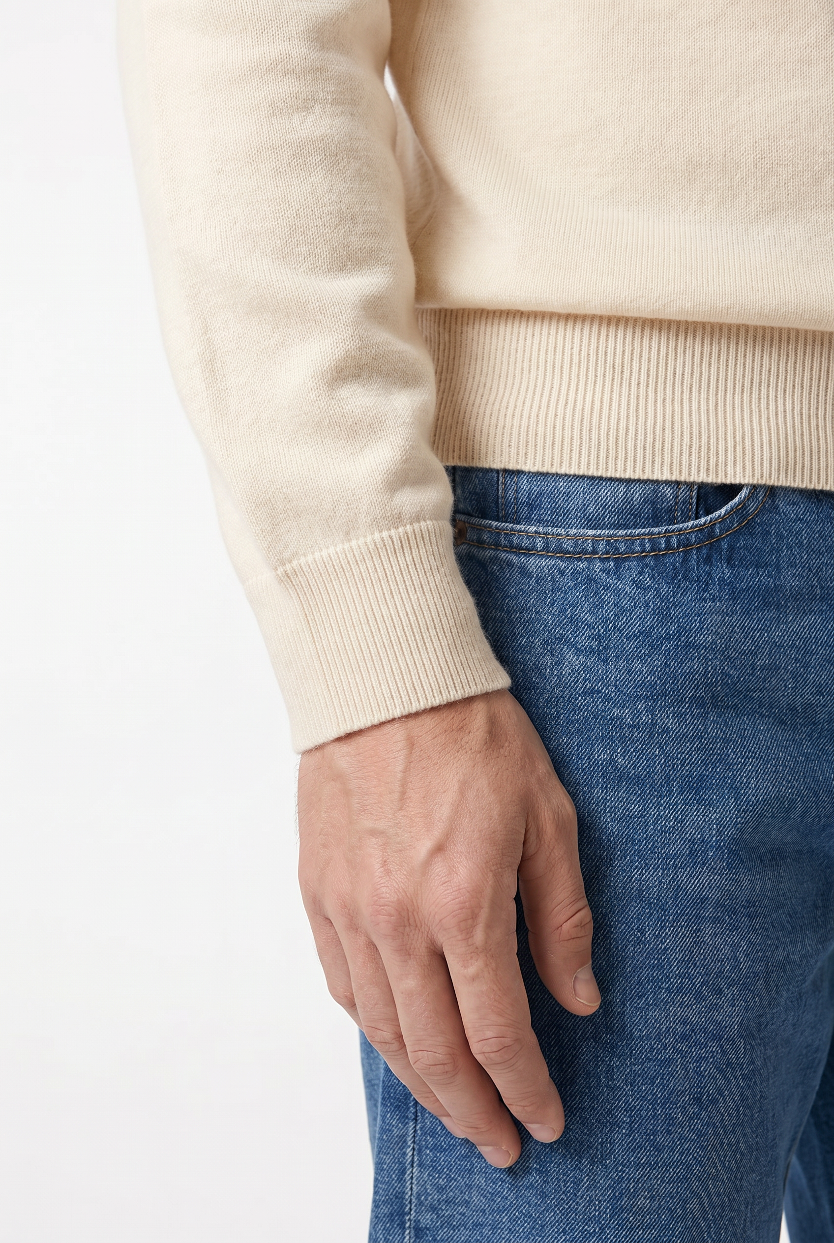 Men's Loopback Crewneck Sweatshirt | Blackstone London