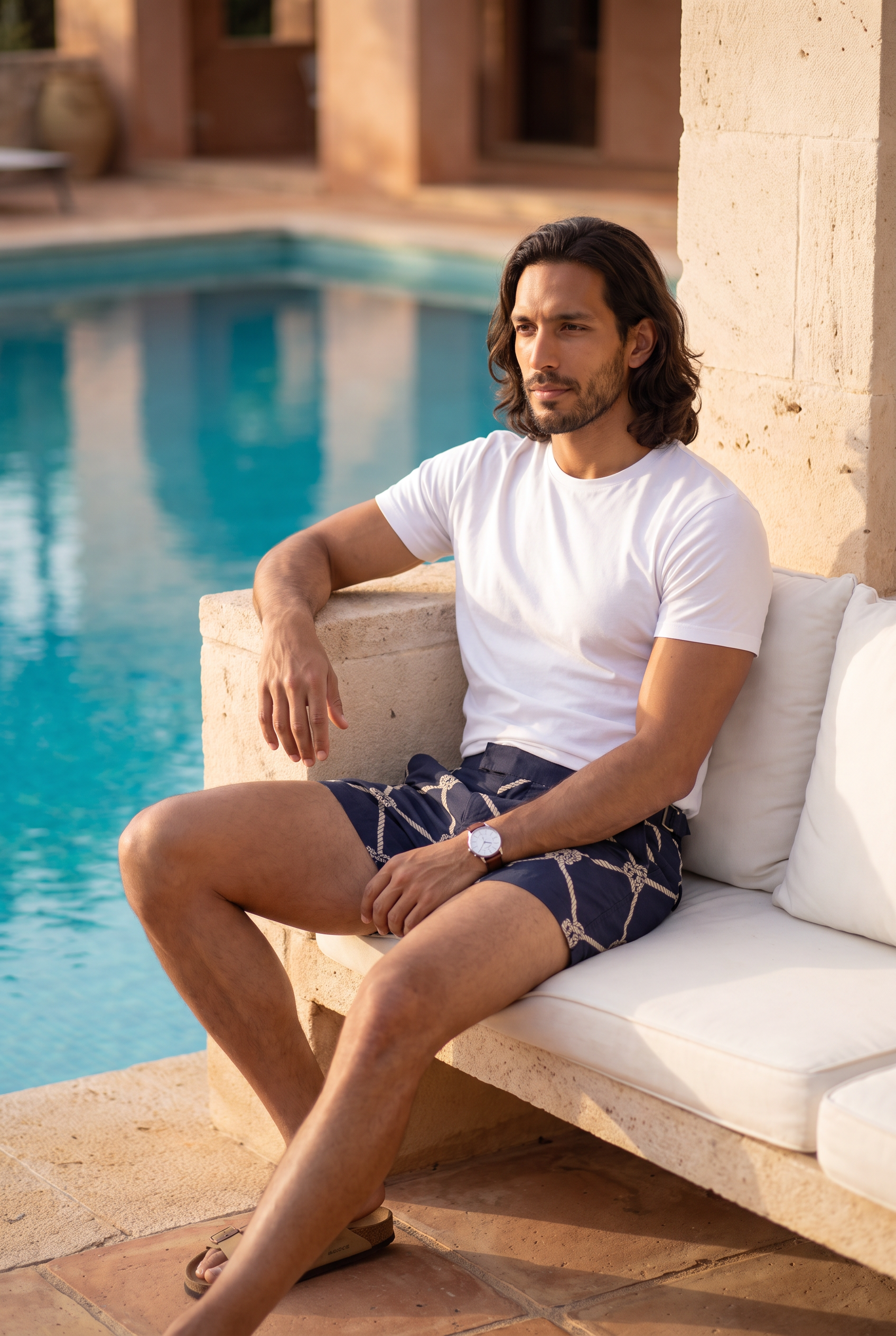 Men's Amalfi Tailored Swim Shorts | Blackstone London