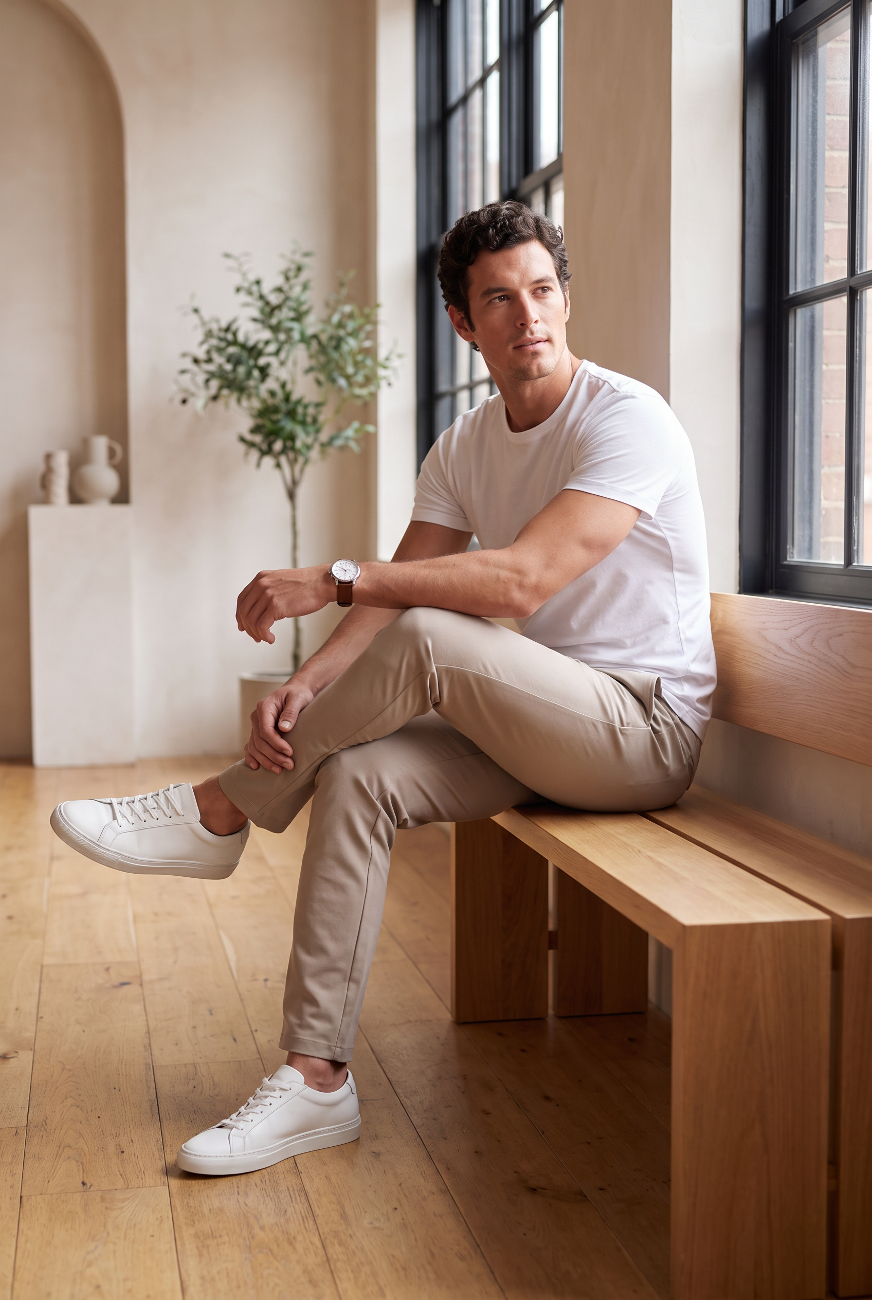 Men's Slim Fit Chino Trousers | Blackstone London