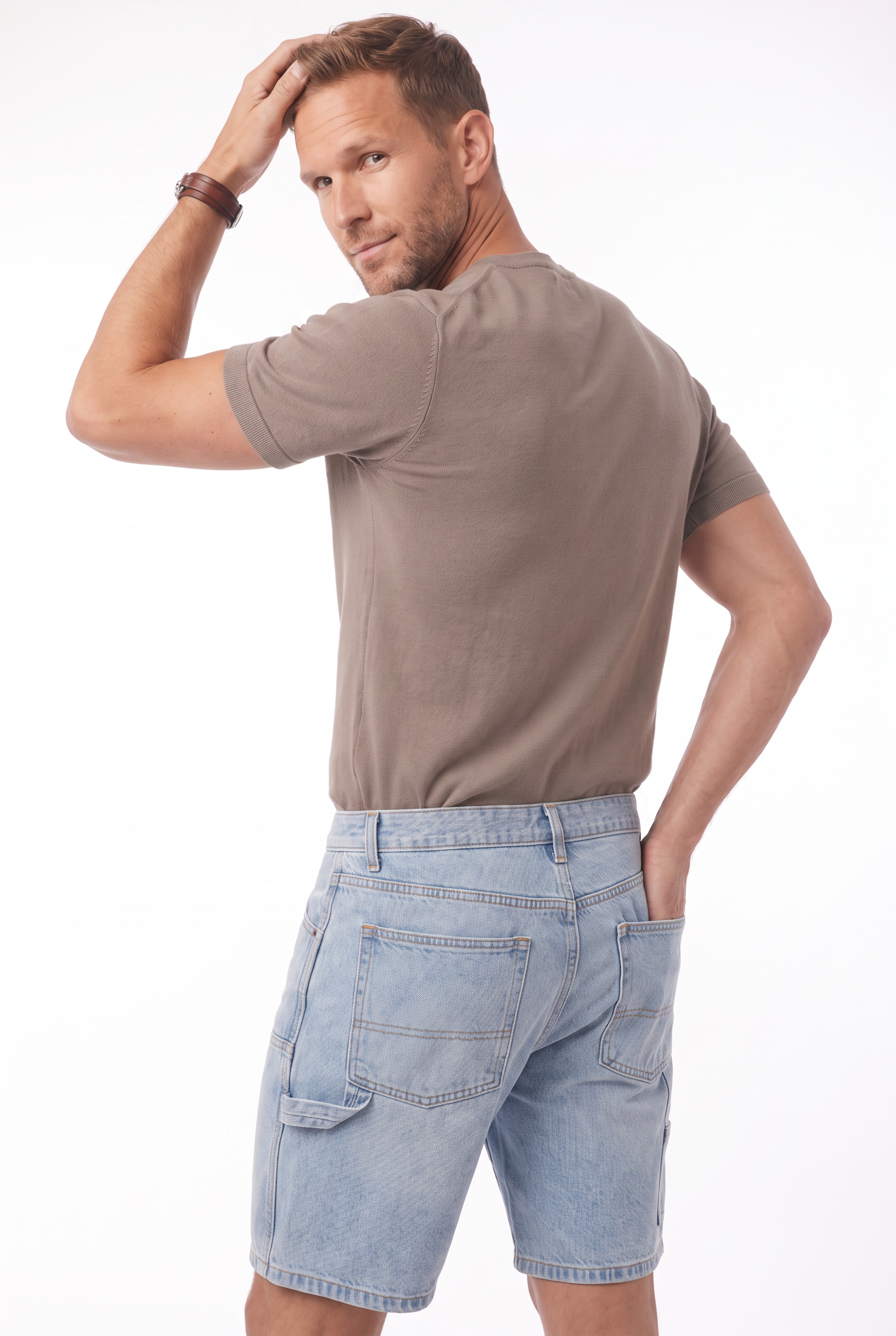 Men's Carpenter Denim Shorts | Blackstone London