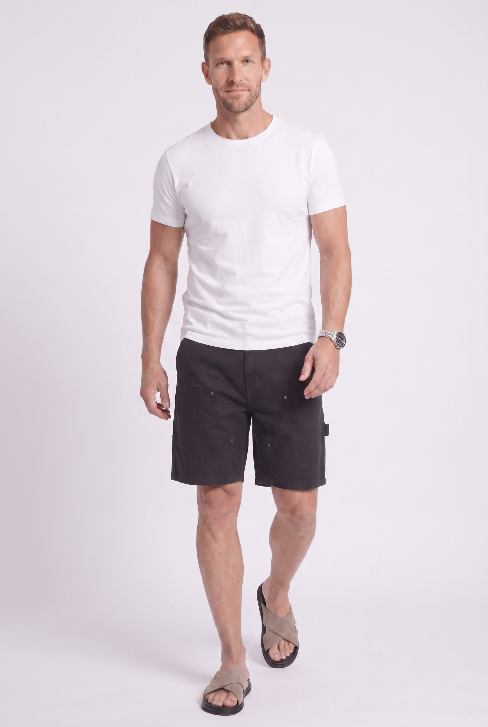 Men's Carpenter Denim Shorts | Blackstone London
