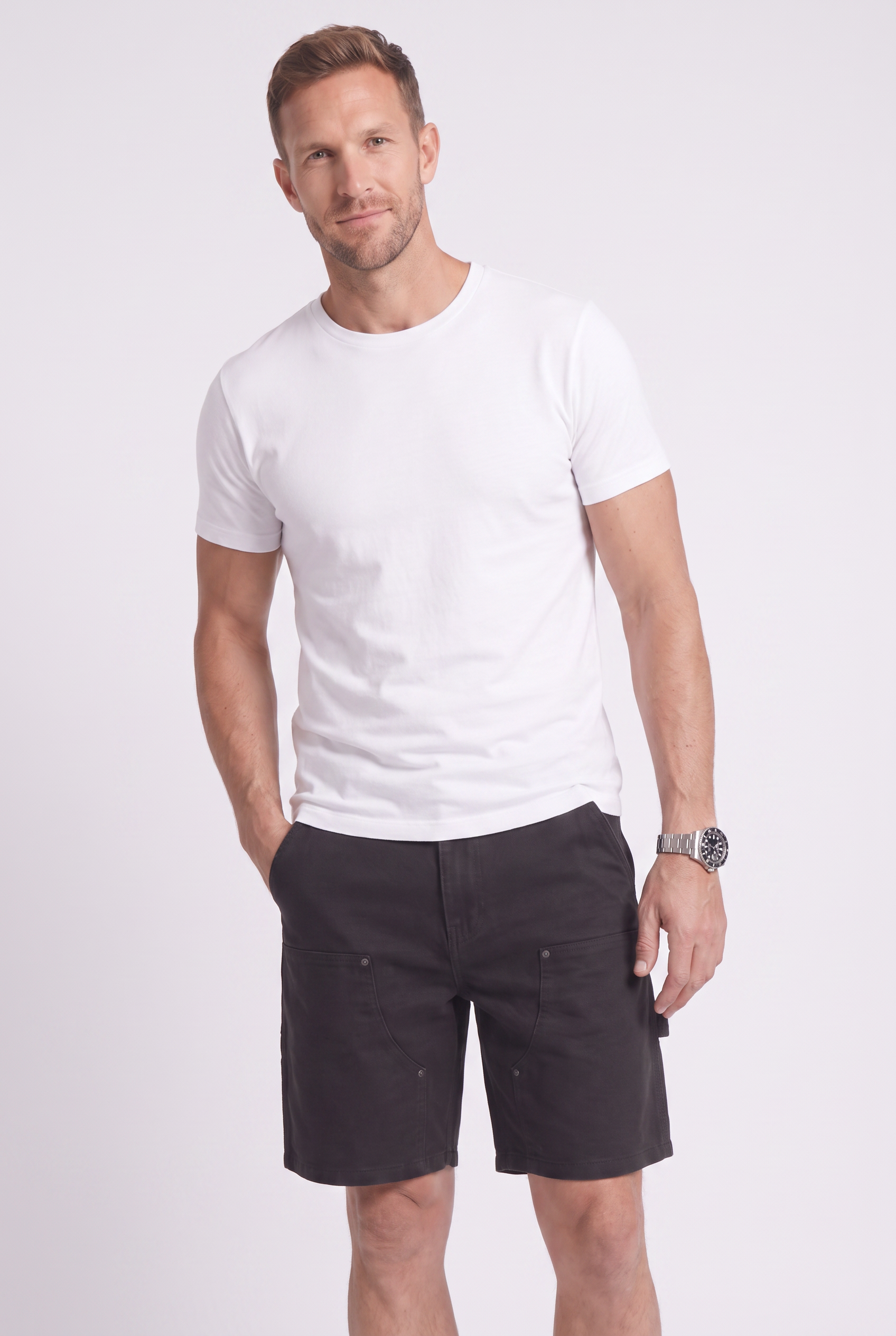 Men's Carpenter Denim Shorts | Blackstone London