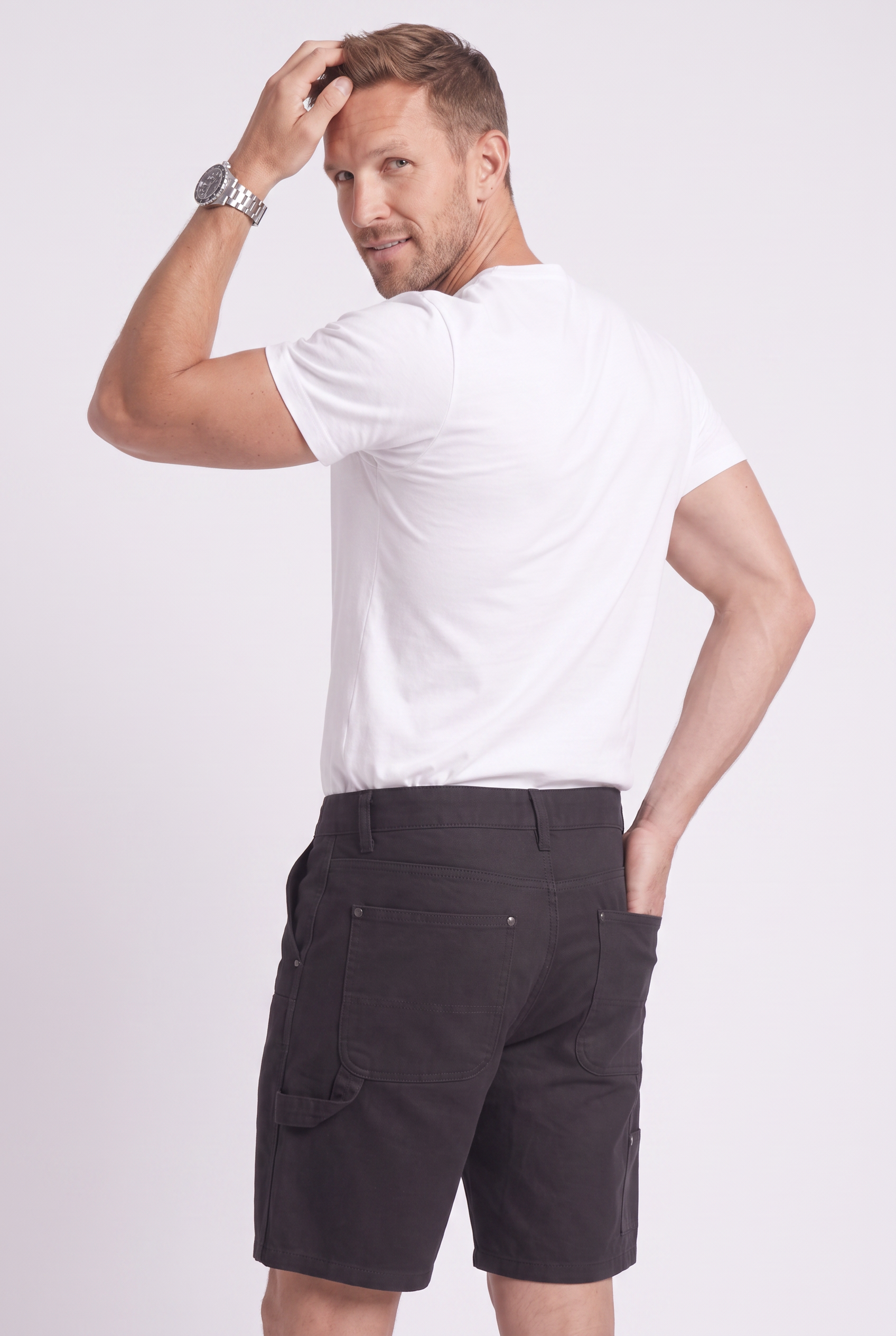 Men's Carpenter Denim Shorts | Blackstone London