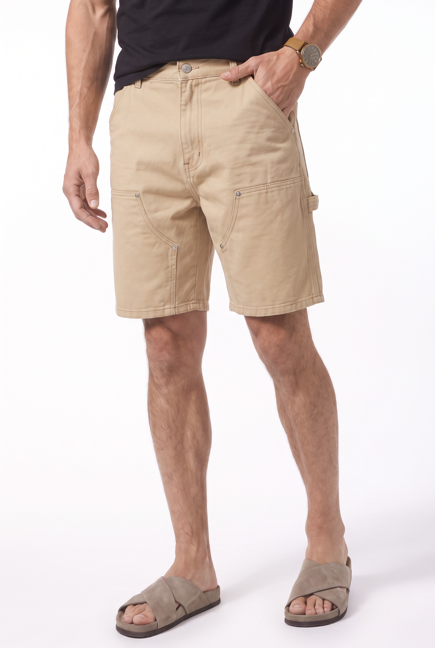 Men's Carpenter Denim Shorts | Blackstone London