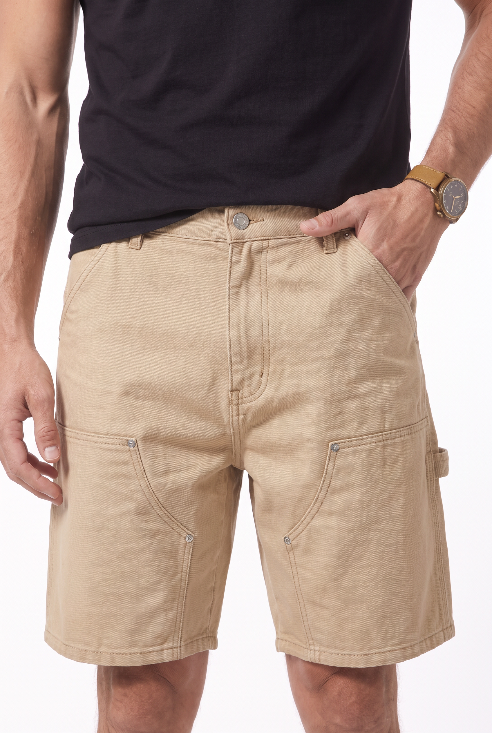 Men's Carpenter Denim Shorts | Blackstone London