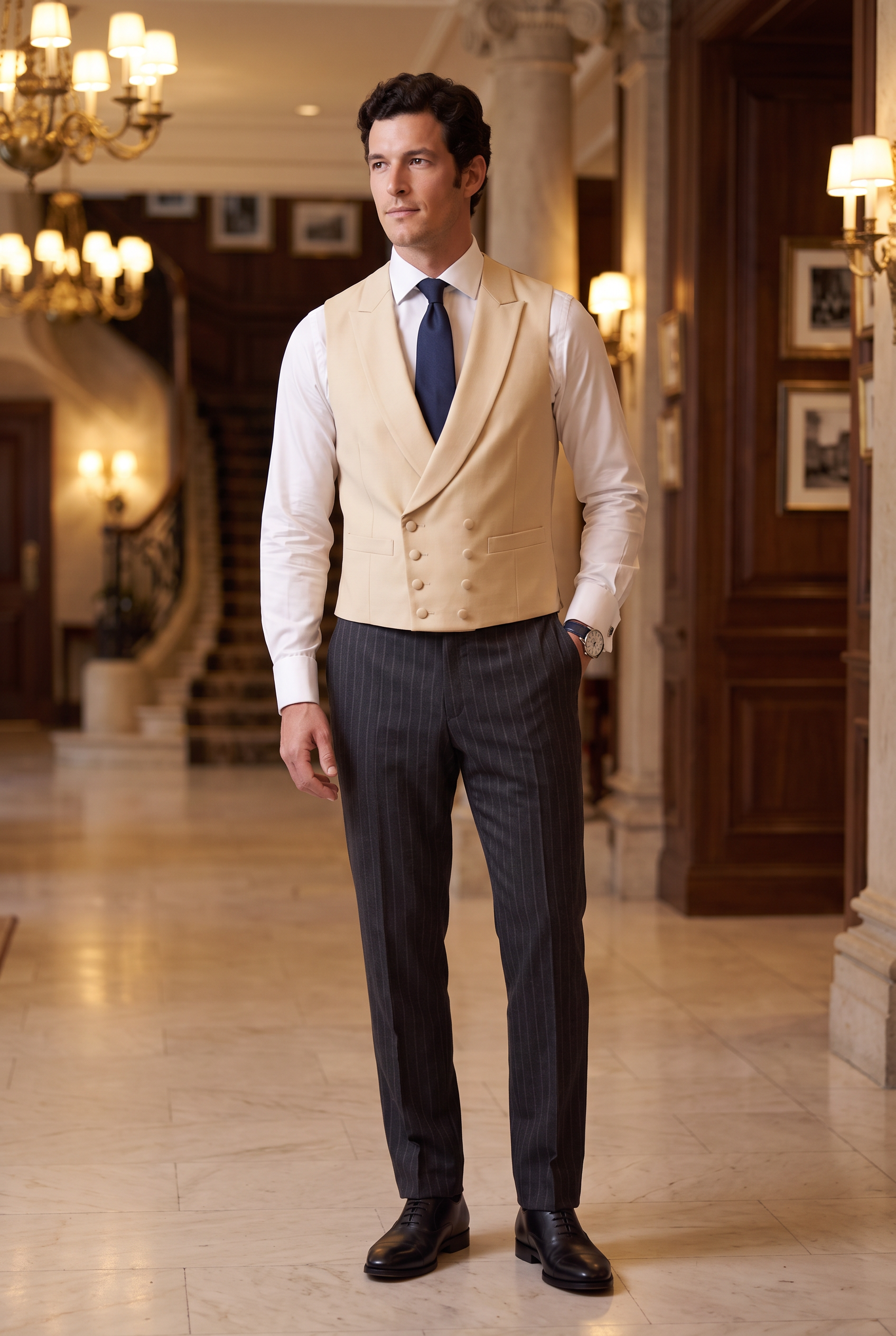 Men's Single Breasted Morning Waistcoat | Blackstone London