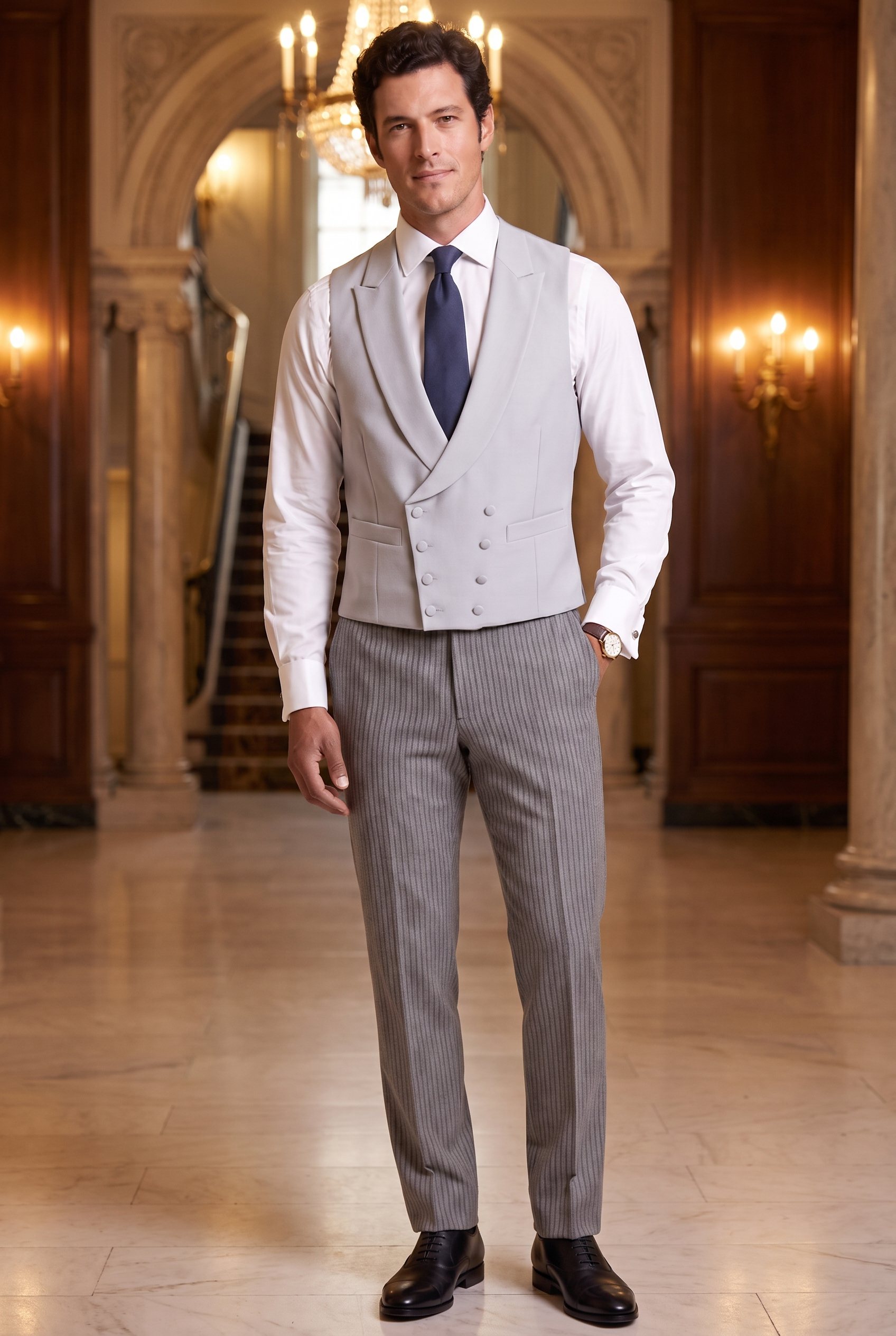 Men's Single Breasted Morning Waistcoat | Blackstone London