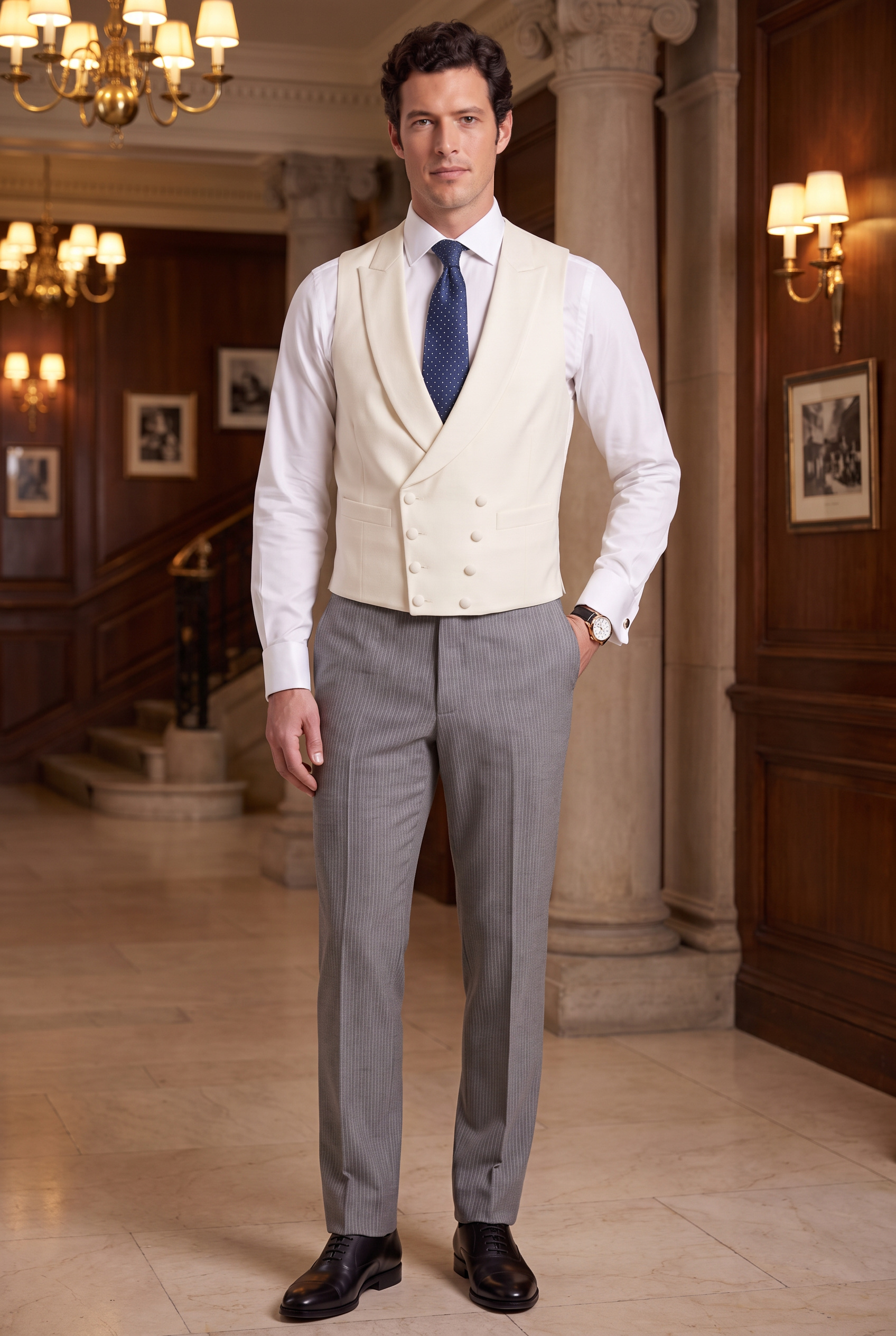 Men's Single Breasted Morning Waistcoat | Blackstone London