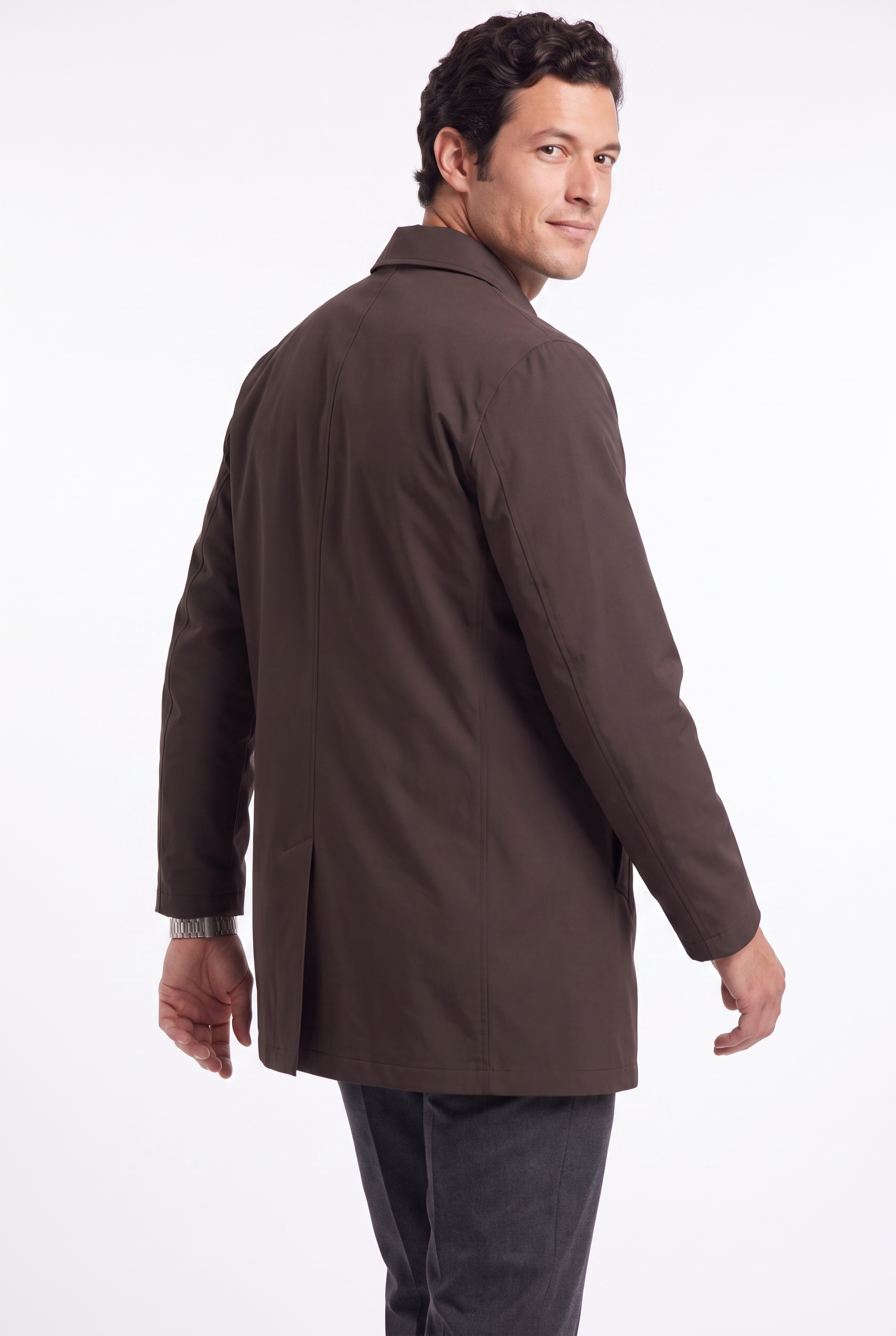 Men's Sherlock Short Trench Coat | Blackstone London
