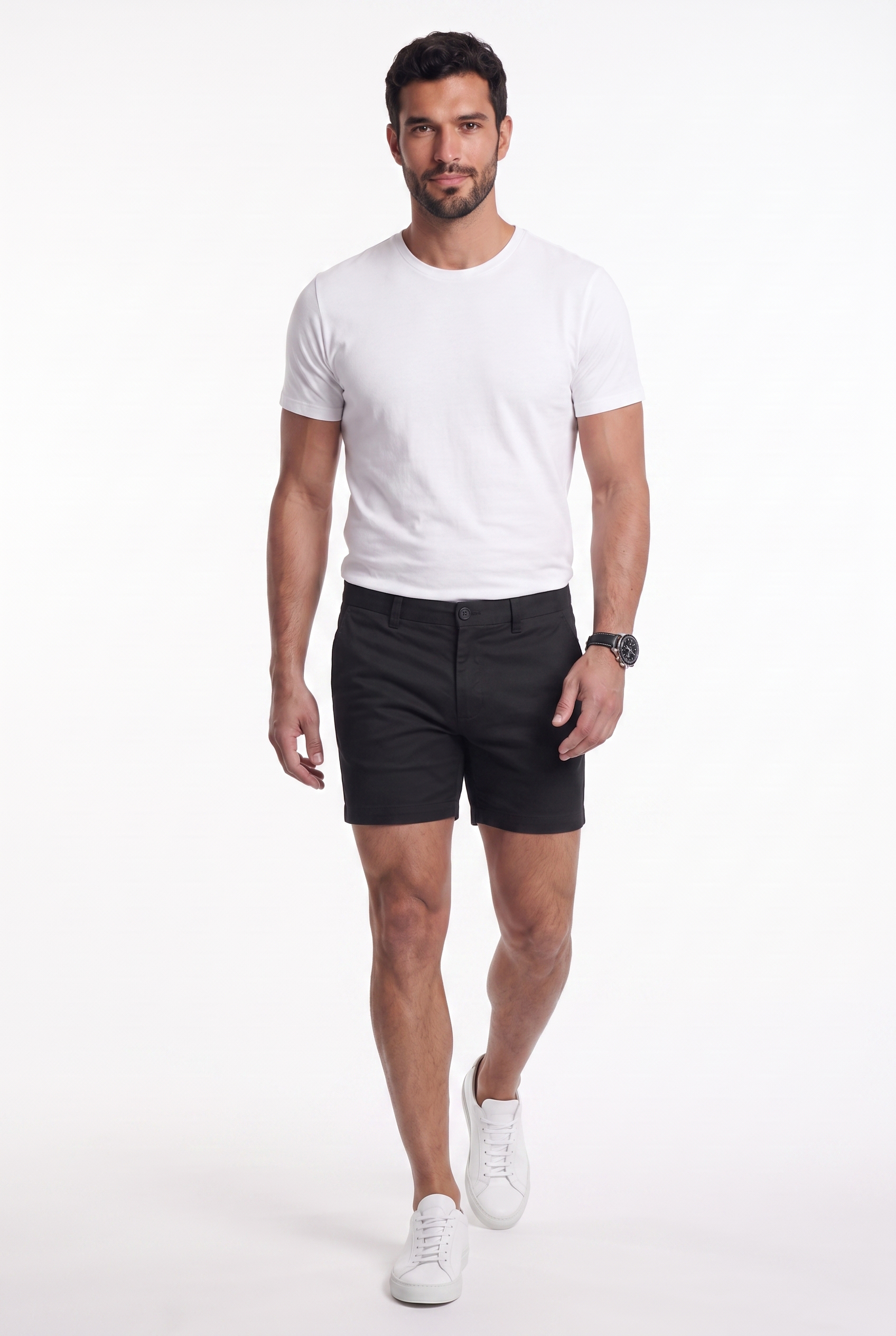 Men's Muscle Fit Chino Shorts | Blackstone London