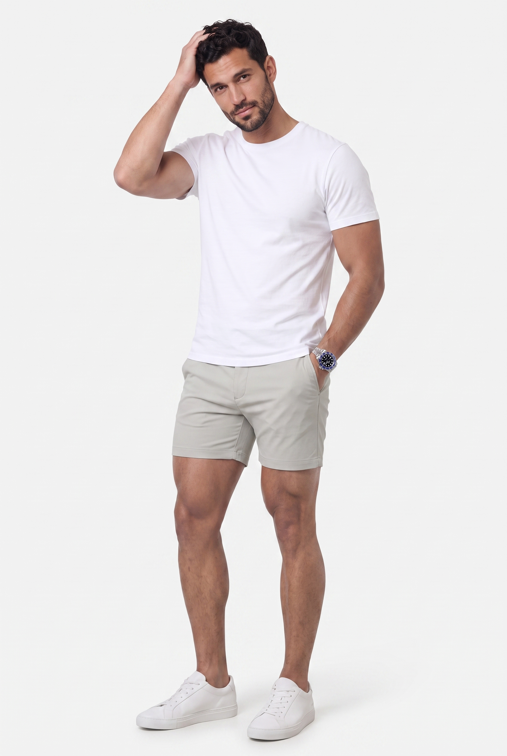 Men's Muscle Fit Chino Shorts | Blackstone London