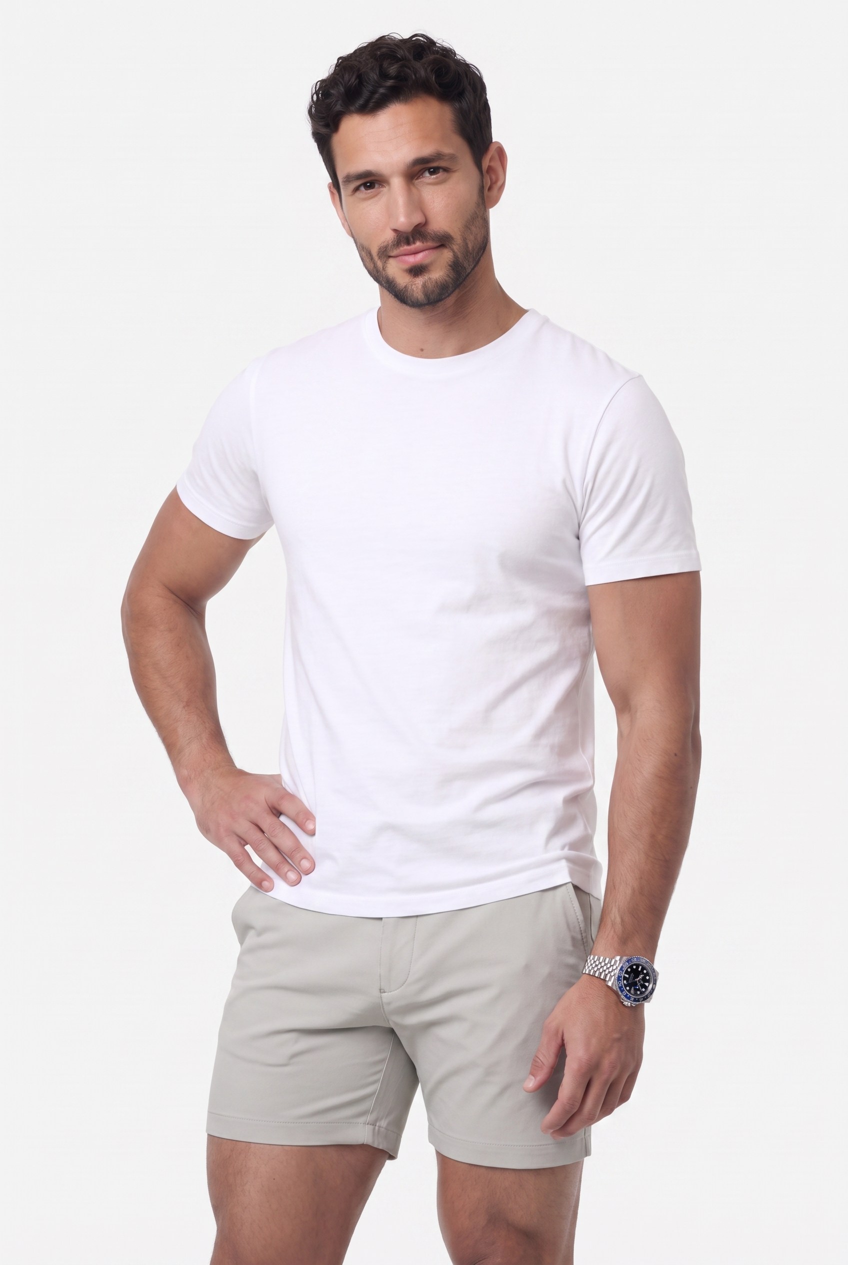 Men's Muscle Fit Chino Shorts | Blackstone London