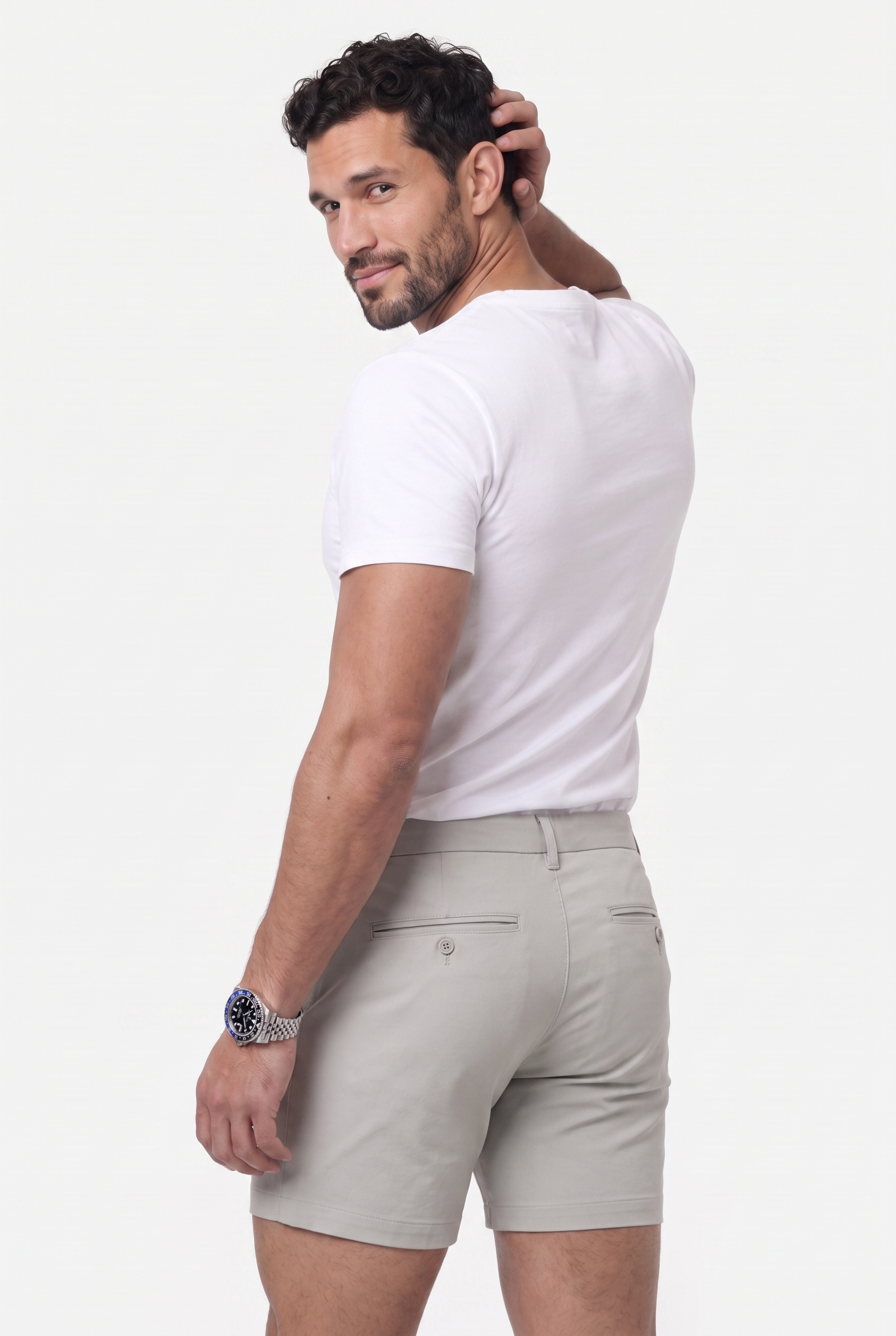 Men's Muscle Fit Chino Shorts | Blackstone London