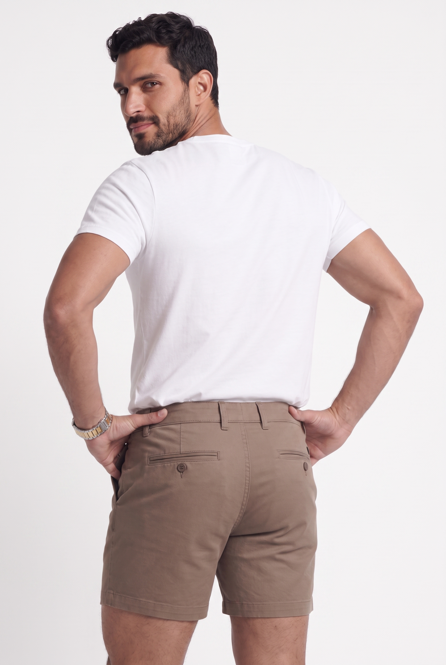 Men's Muscle Fit Chino Shorts | Blackstone London