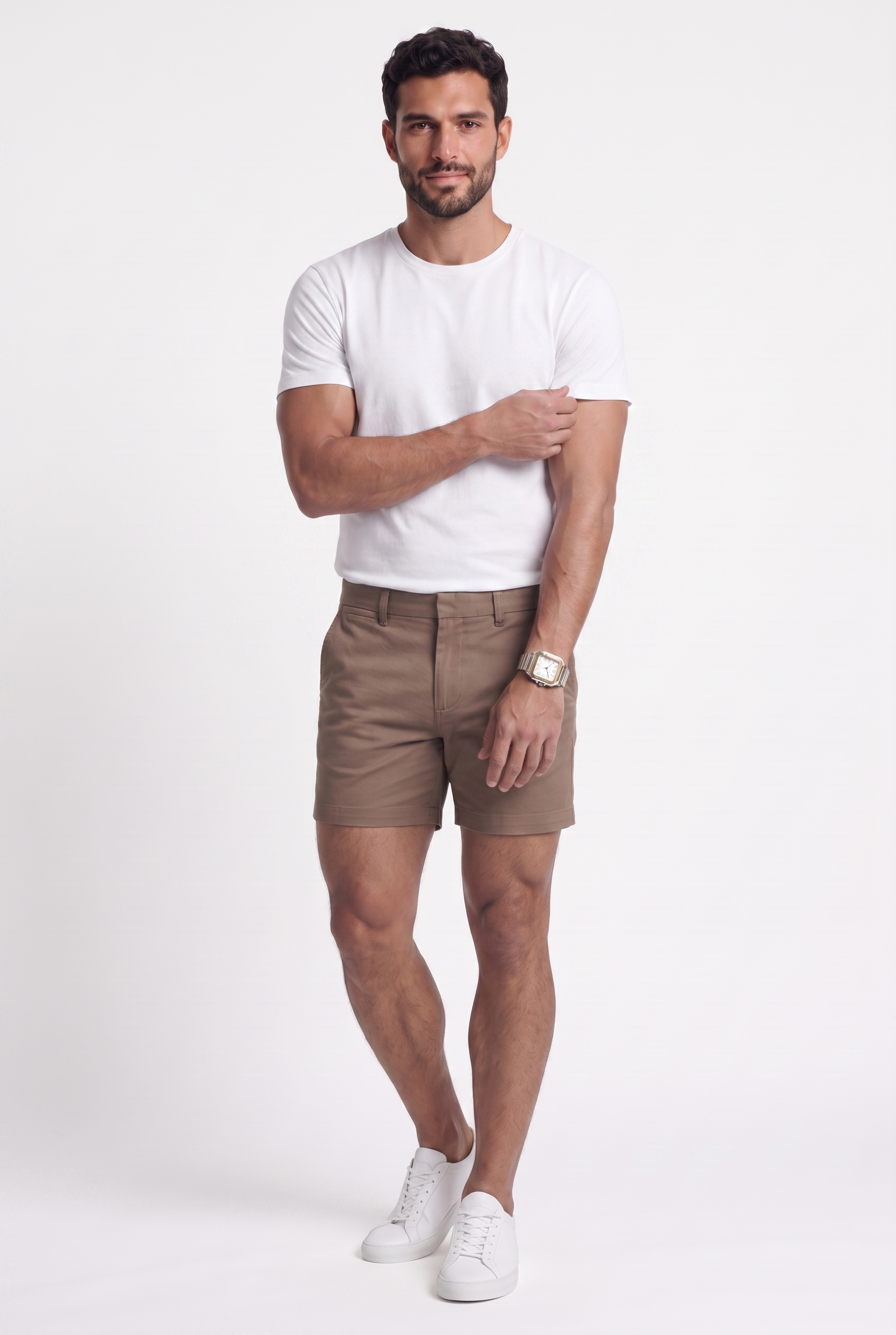 Men's Muscle Fit Chino Shorts | Blackstone London