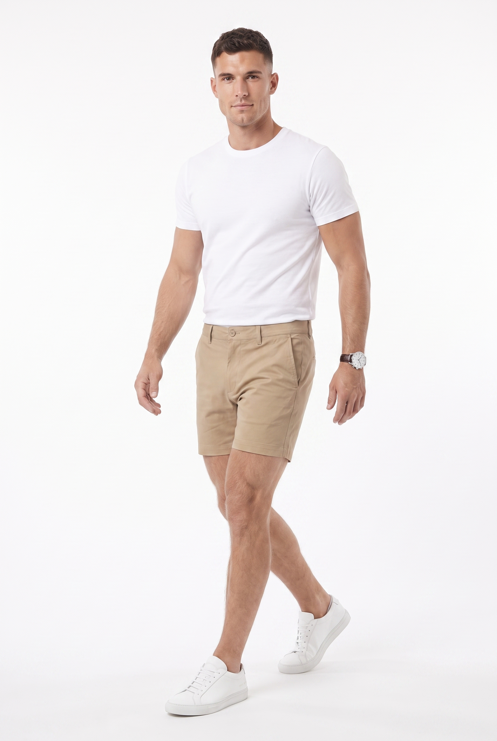 Men's Muscle Fit Chino Shorts | Blackstone London